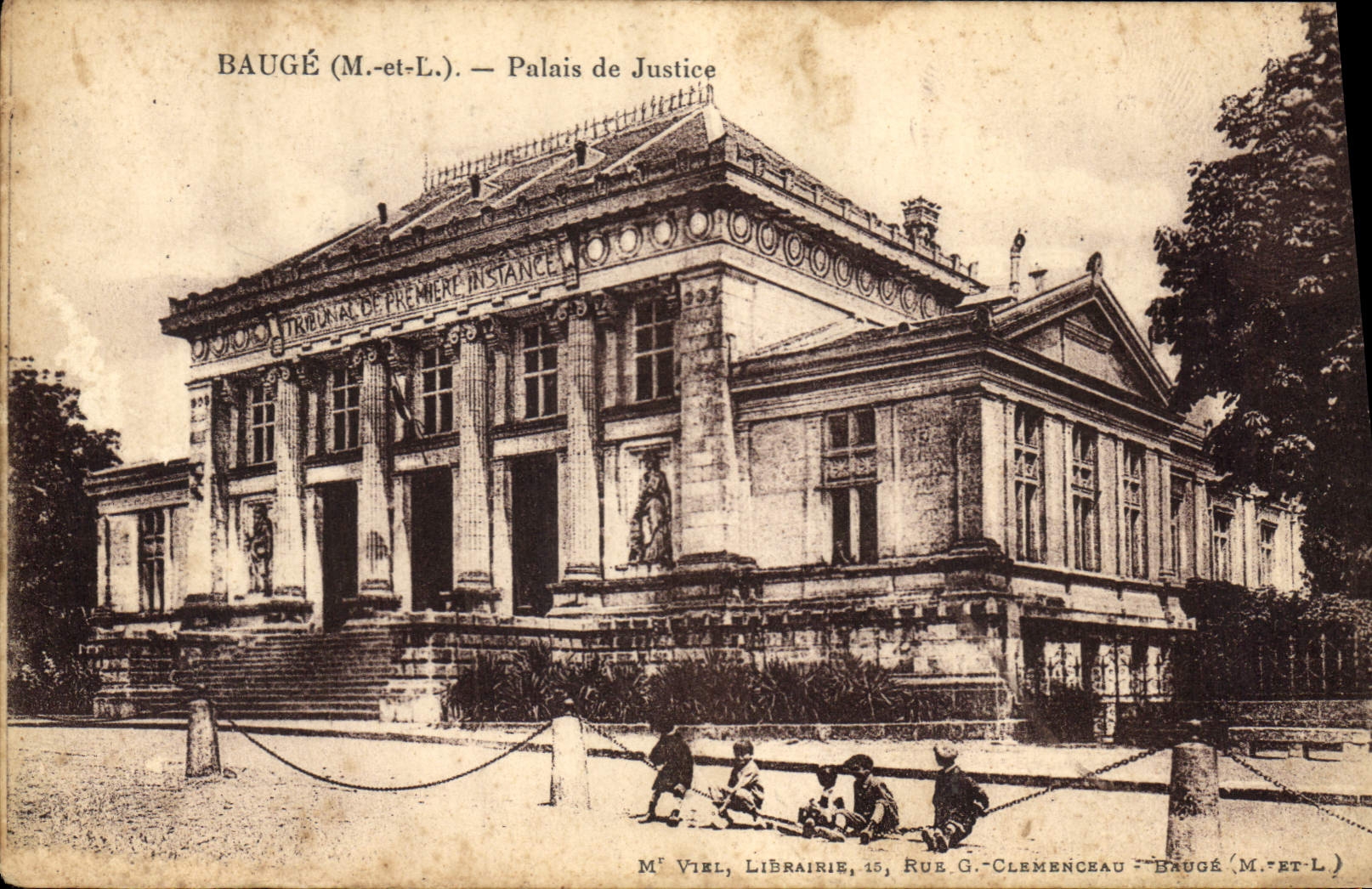 CPA Palais de Justice Bauge