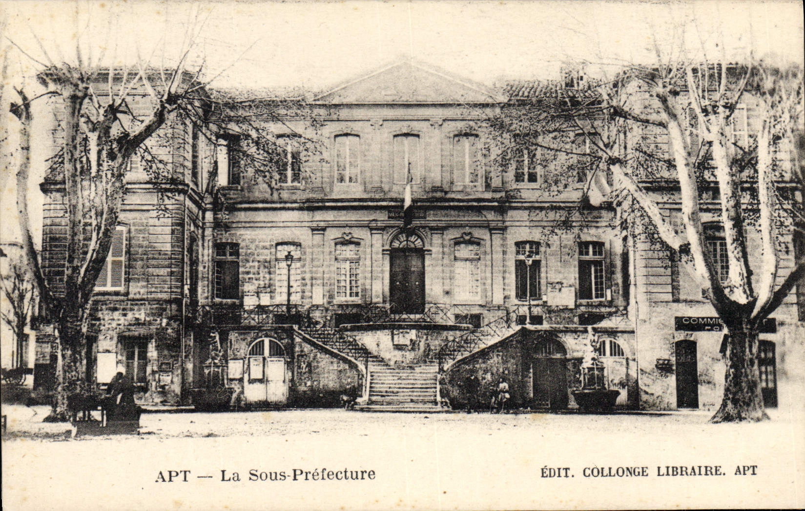 Vintage Postcard Under Apt Prefecture