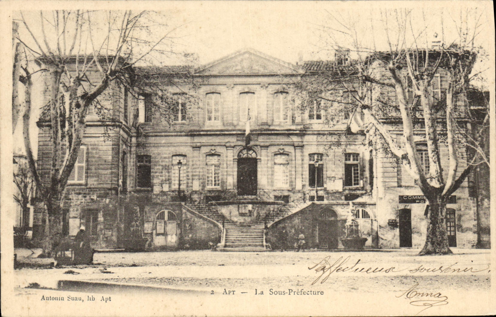 Vintage Postcard Apt under Prefecture