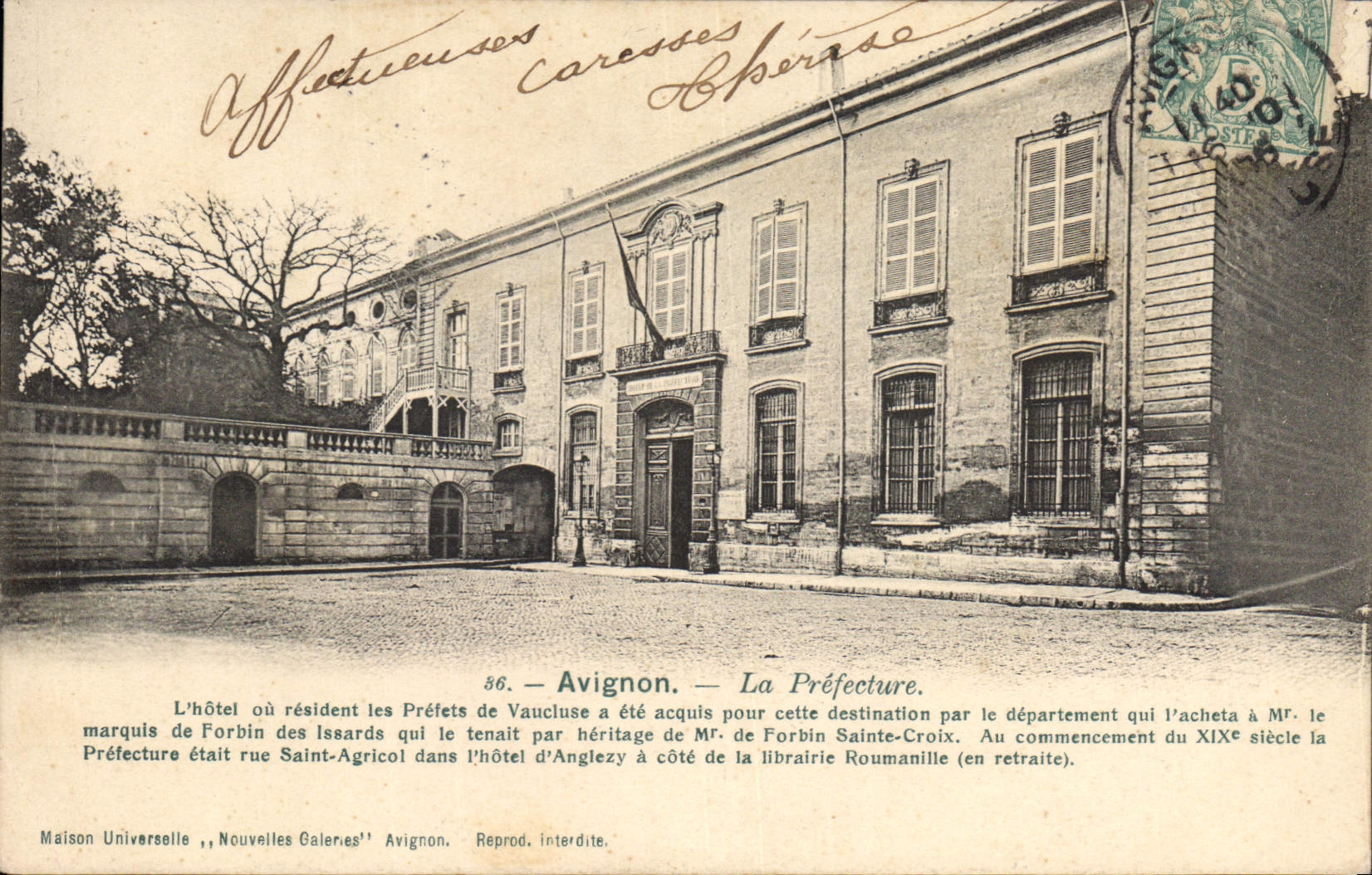 CPA Prefecture Avignon