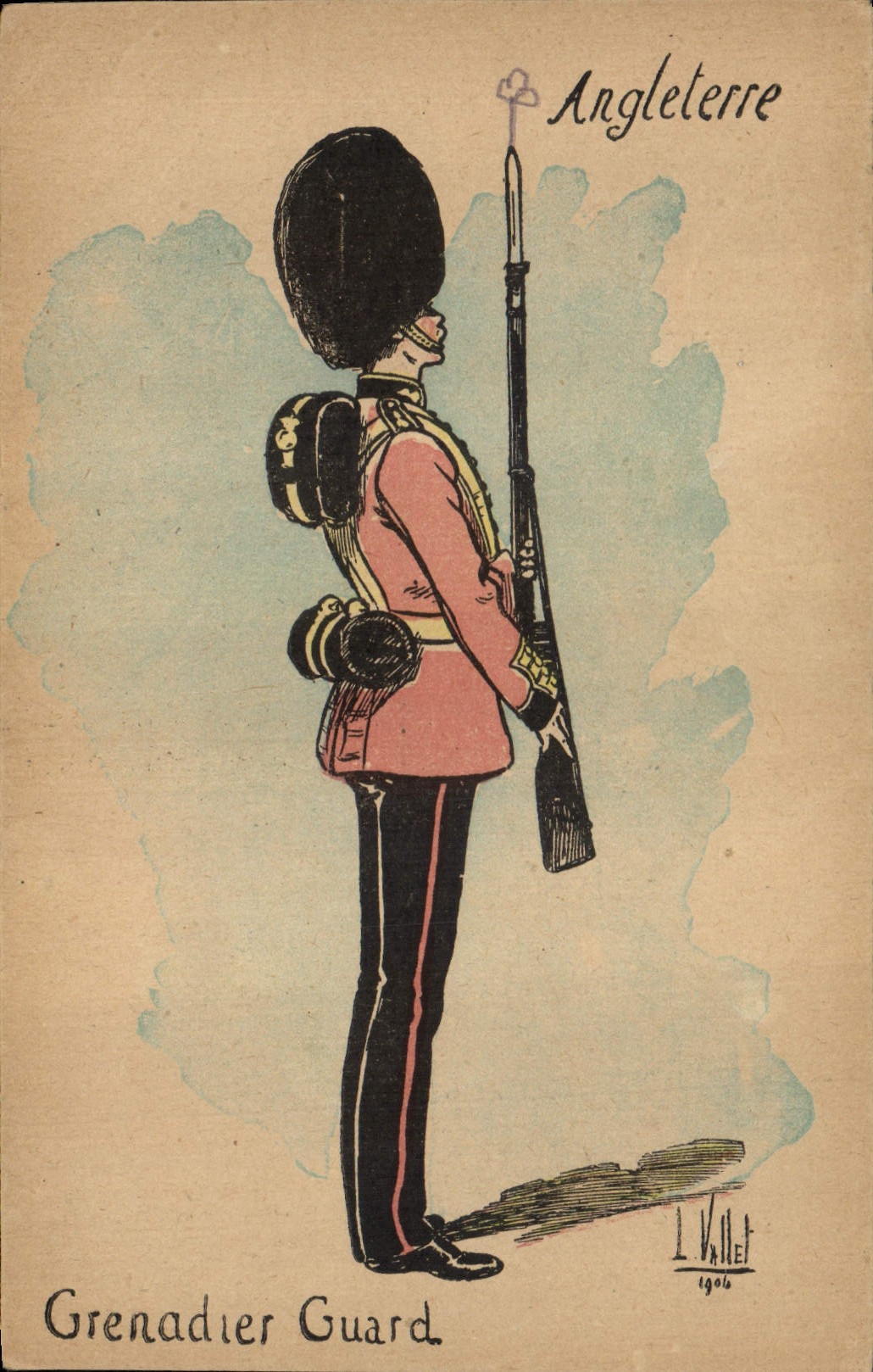 CPA Militaria Angleterre Grenadier Guard