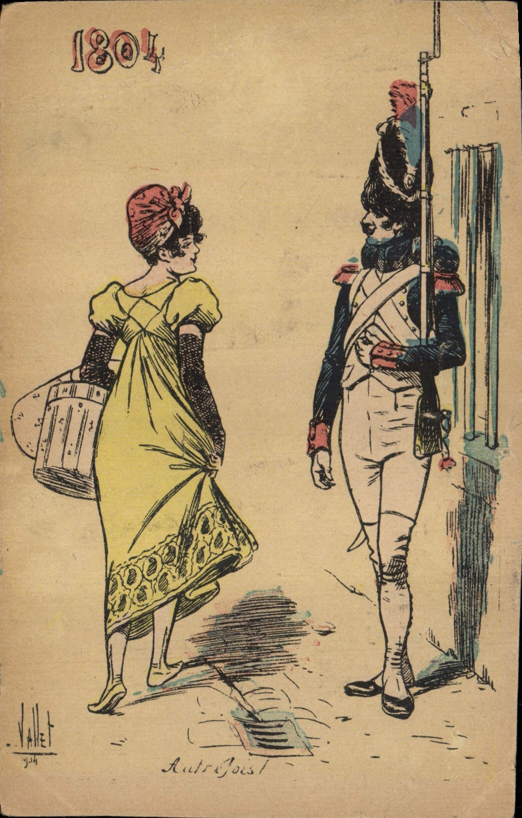 CPA Militaria 1804 Autrefois