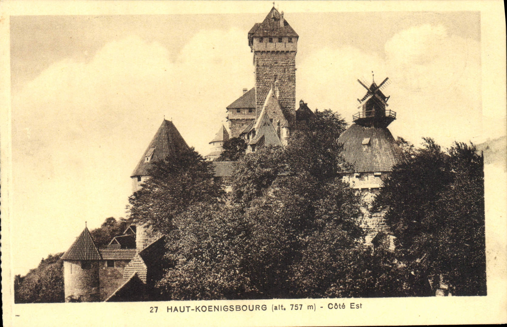 CPA Chateau Haut Koenigsbourg 
