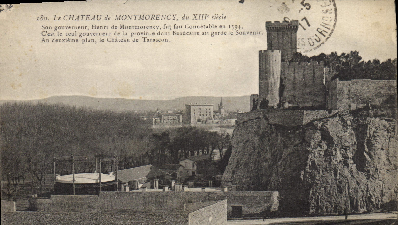 Vintage Postcard Castle of Morello cherry