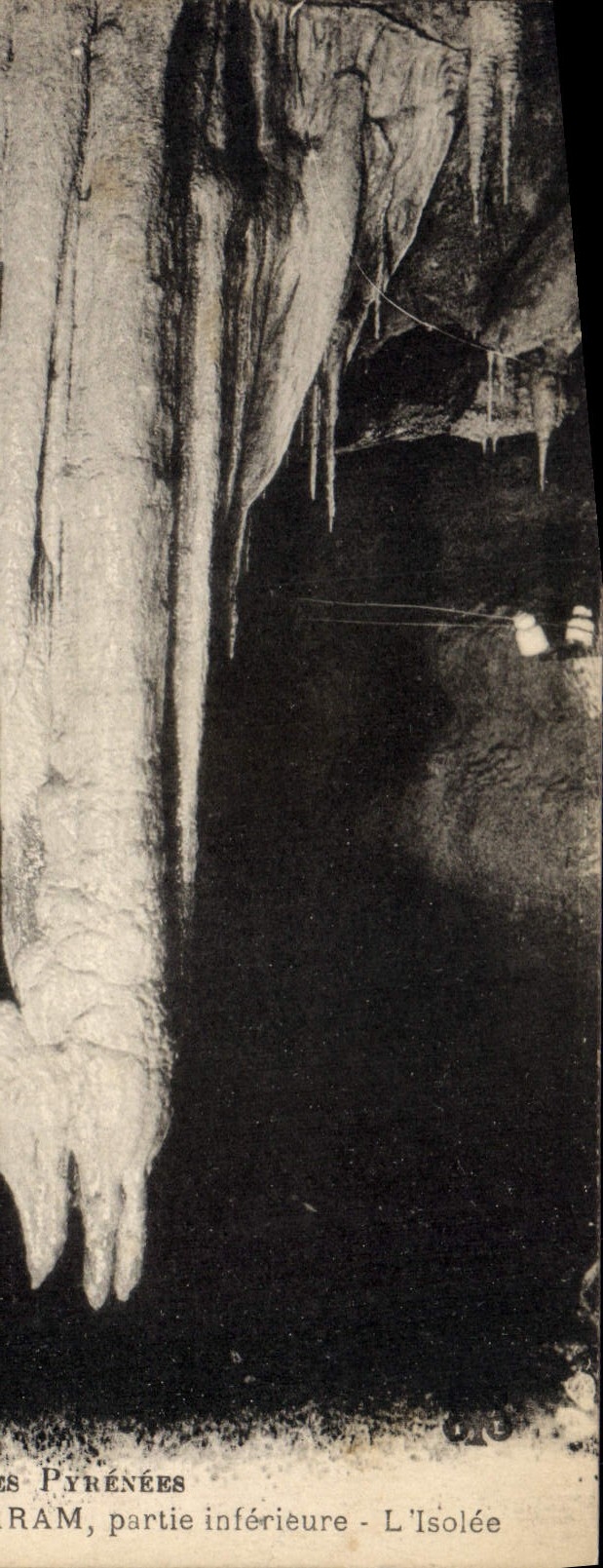 CPA Grottes de Betharram Partie inferieure L'isolee 