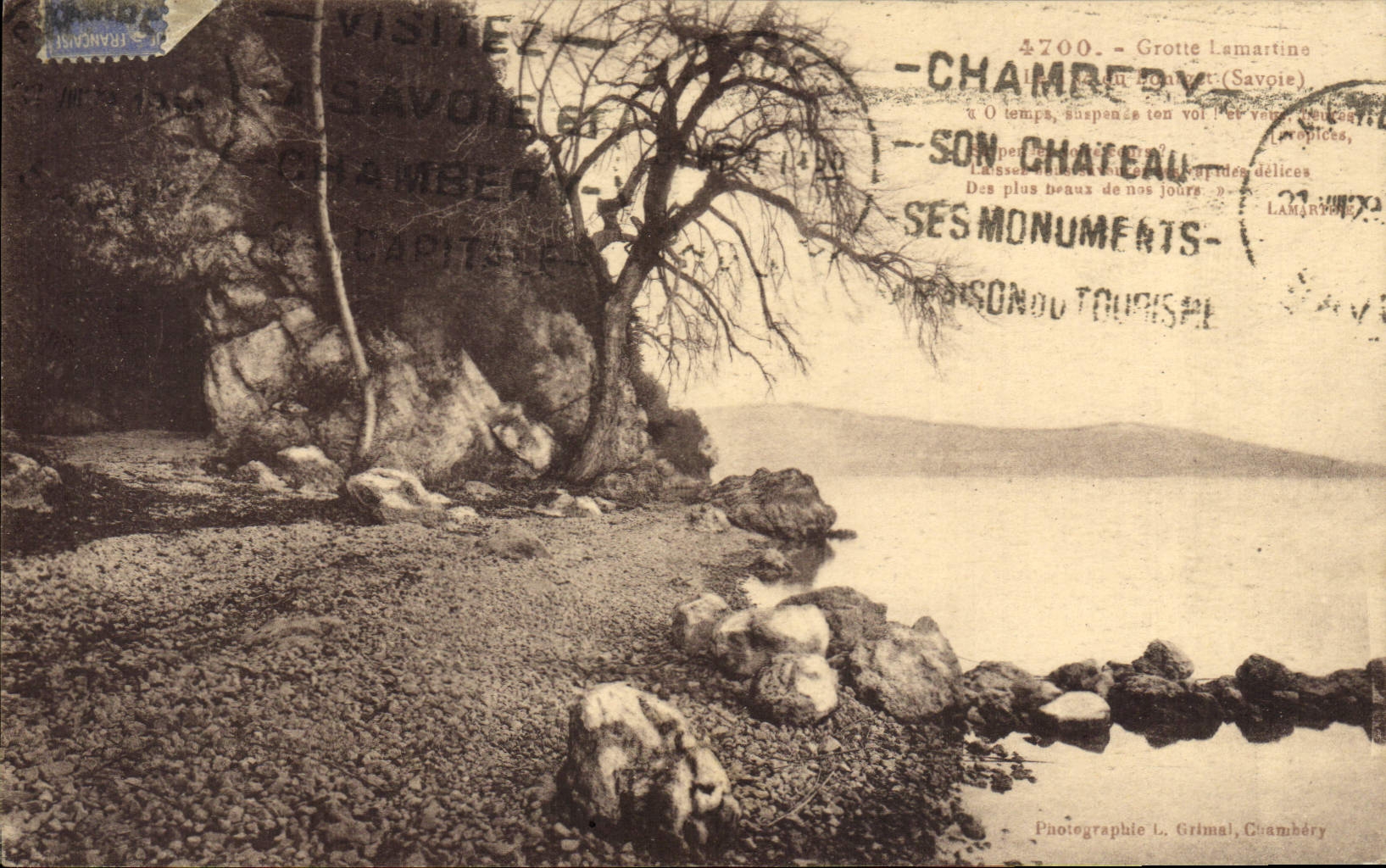 Vintage Postcard Caves Cave Lamartine