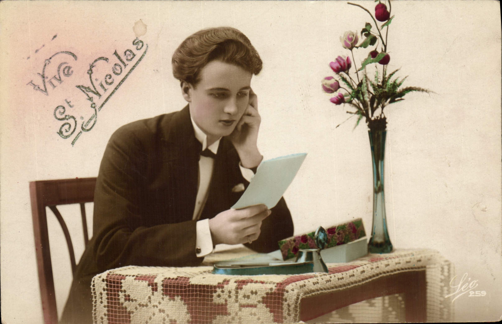 CPA Fantaisie Saint Nicolas Noel 