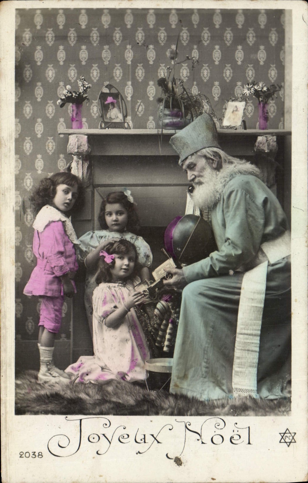 CPA Fantaisie Pere Noel 