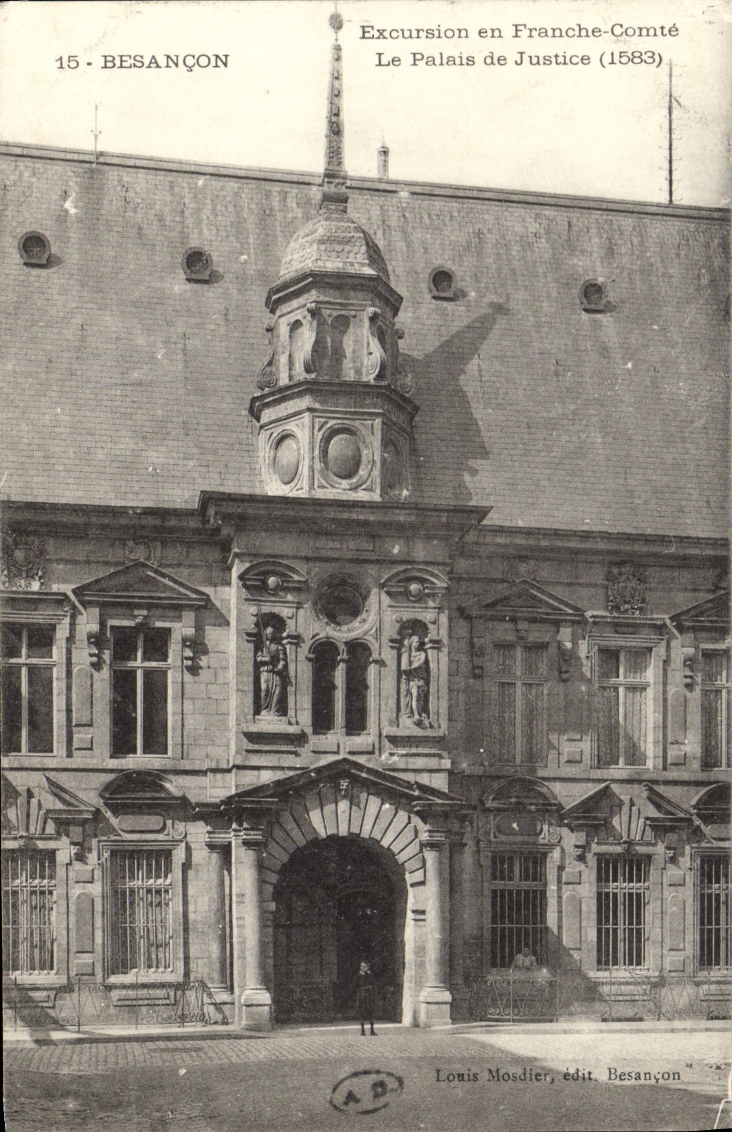 CPA Palais de Justice Besancon