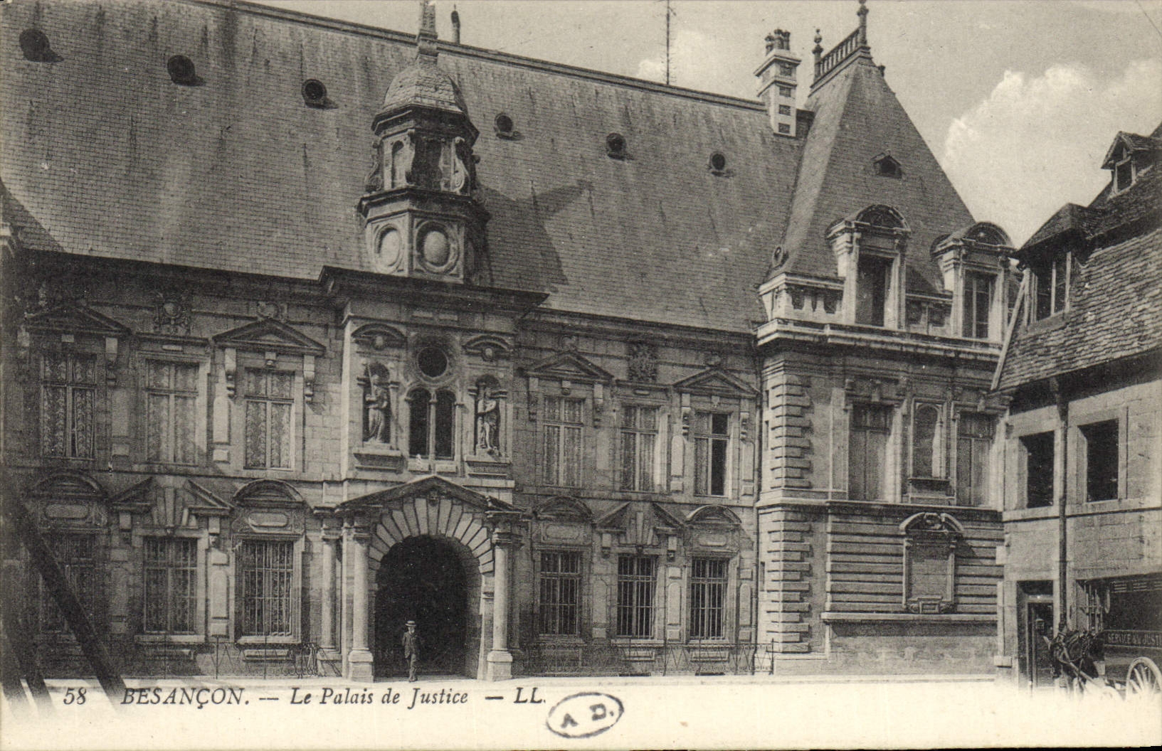CPA Palais de Justice Besancon