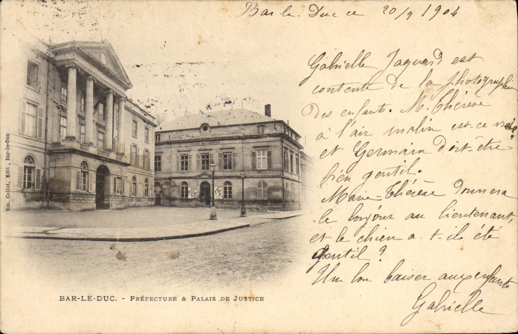 CPA Bar le Duc Prefecture et Palais de Justice 