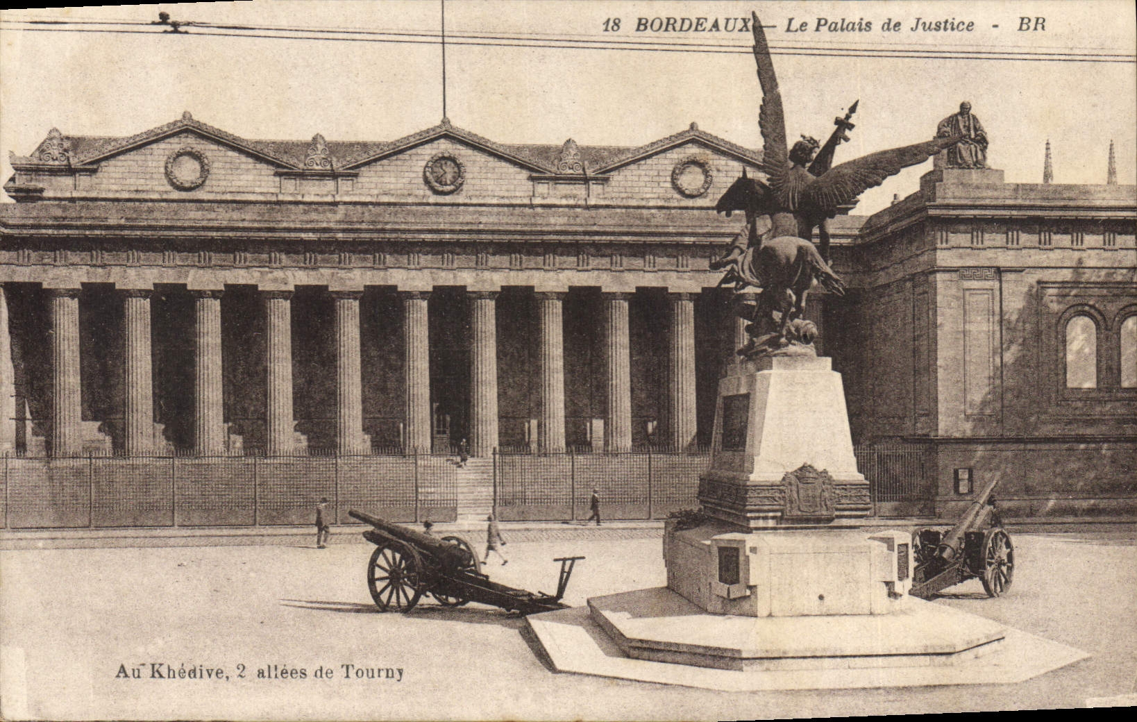 CPA Palais de Justice Bordeaux Canons 