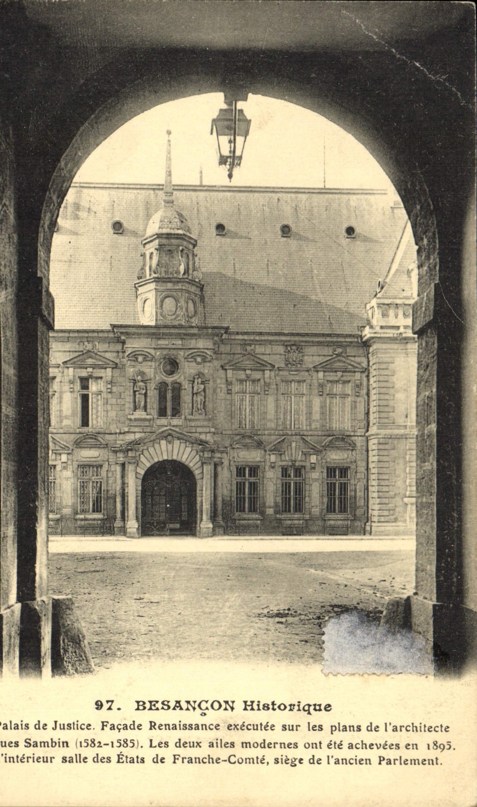 CPA Palais de Justice Besancon 