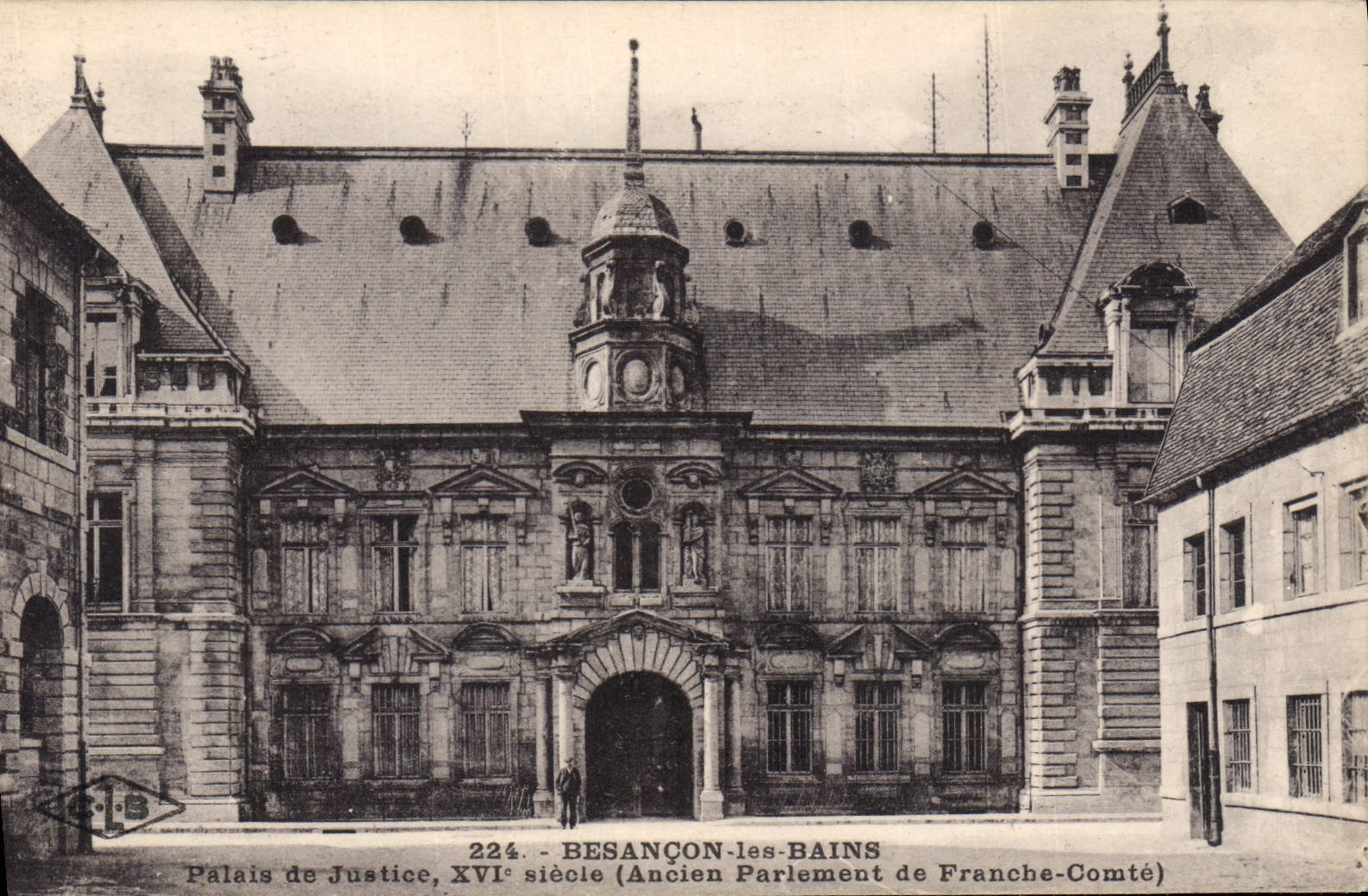 CPA Palais de Justice Besancon Ancien Parlement de Franche Comte