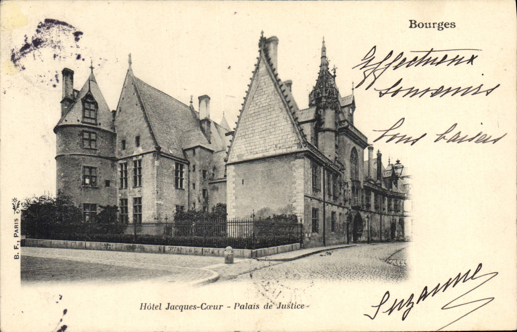 CPA Palais de Justice Bourges Hotel Jacques Coeur