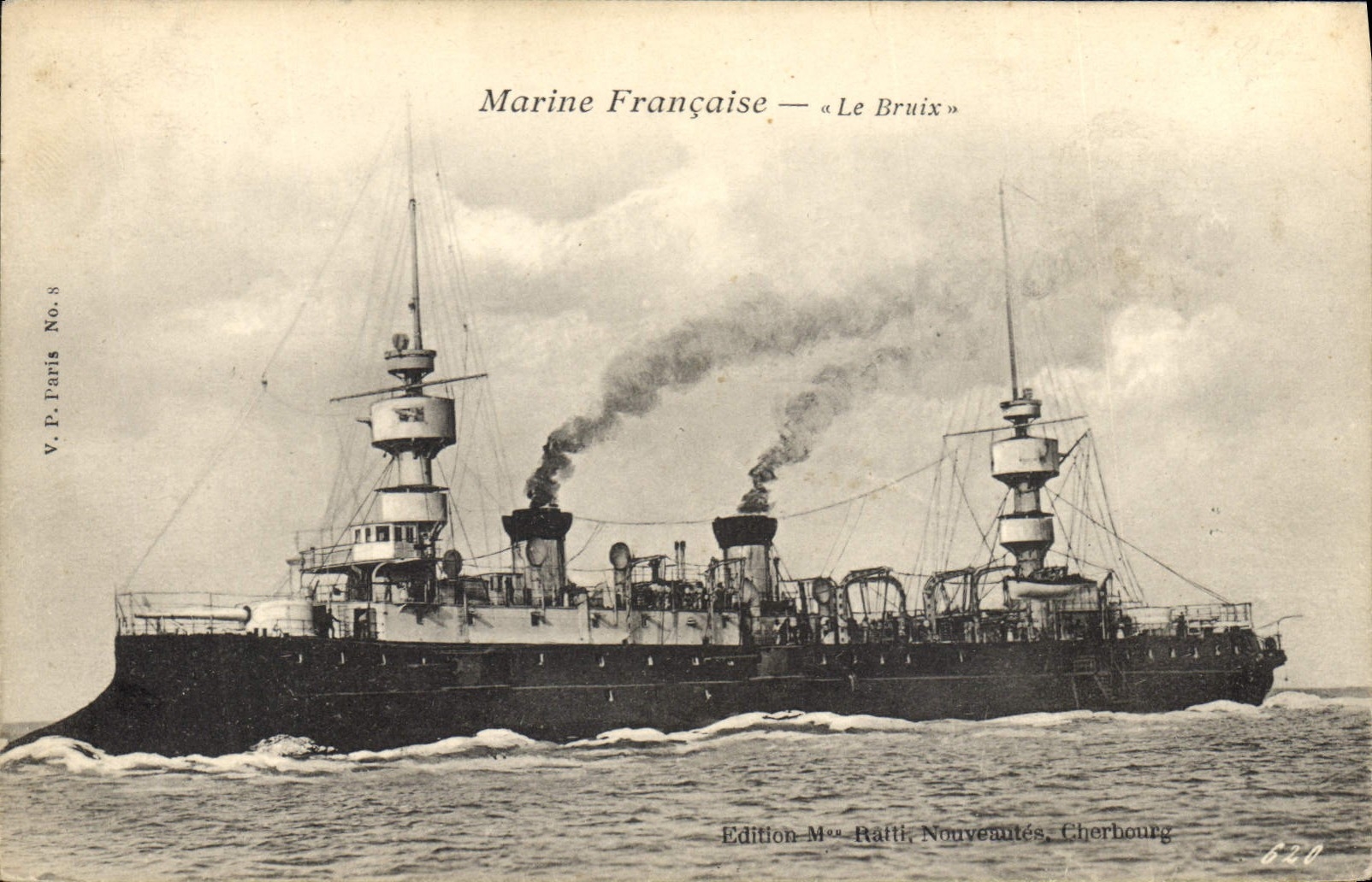 CPA Bateau de Guerre Le Bruix