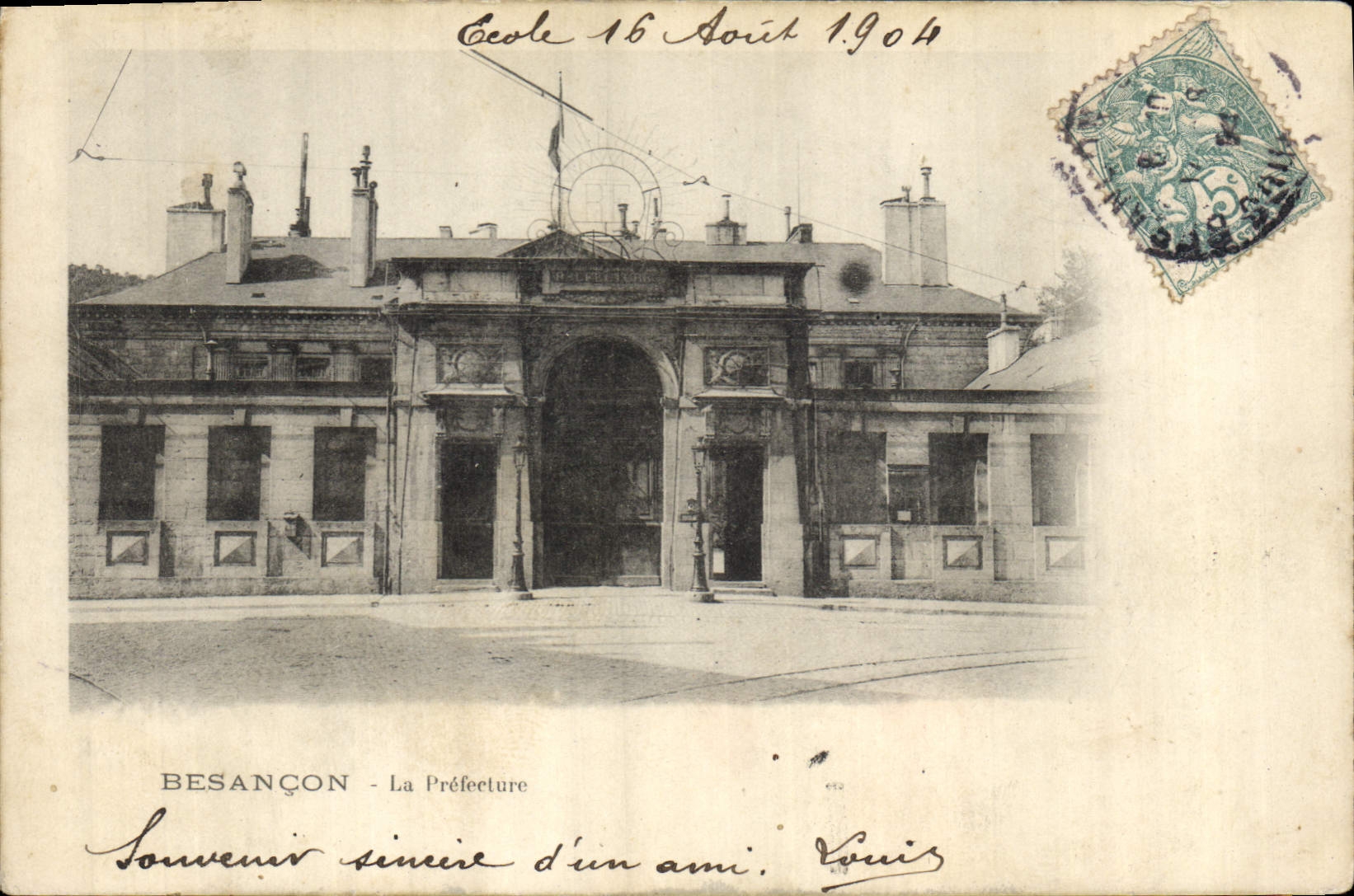 CPA Prefecture Besancon