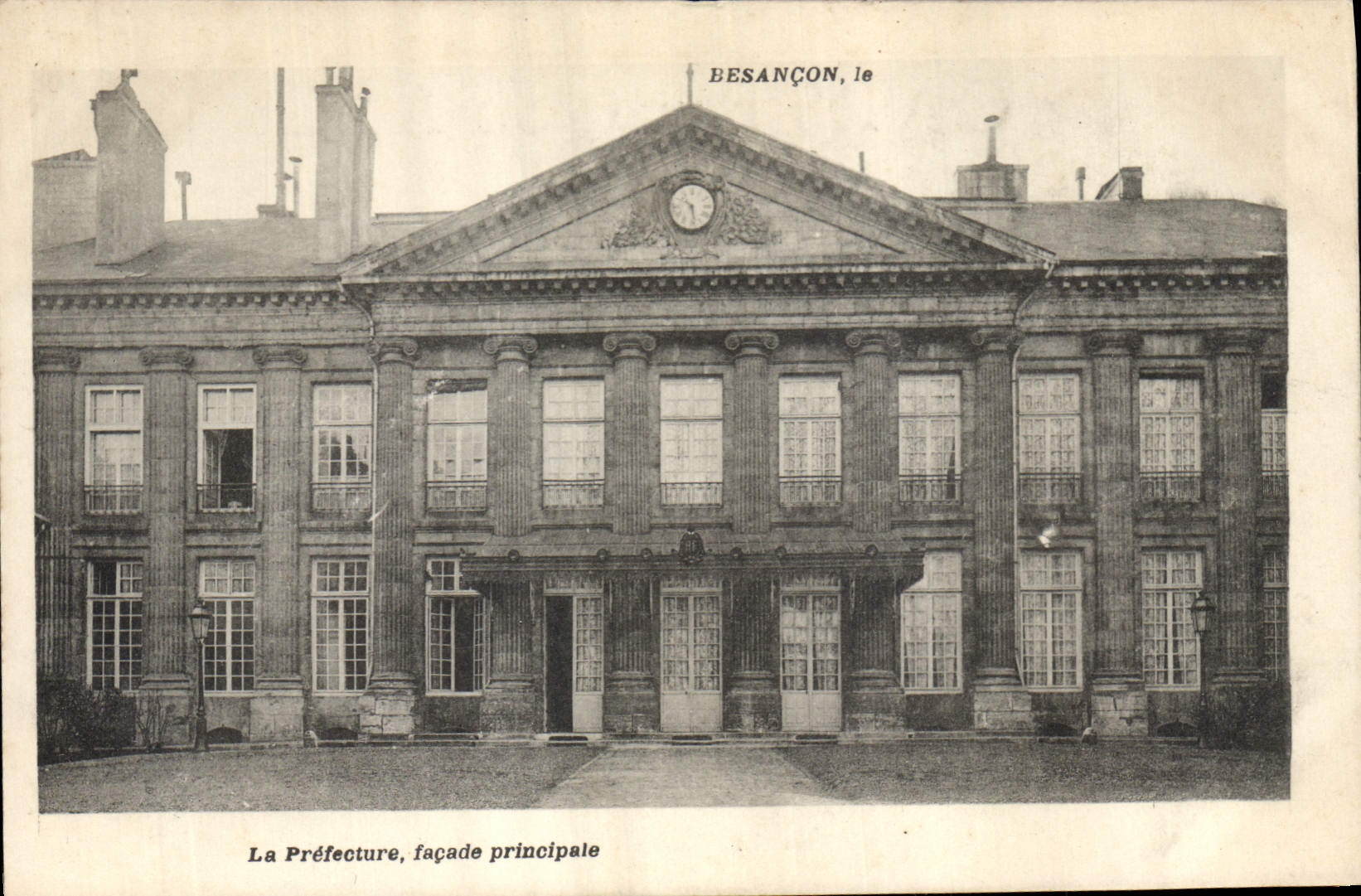 CPA Prefecture Facade principale Besancon