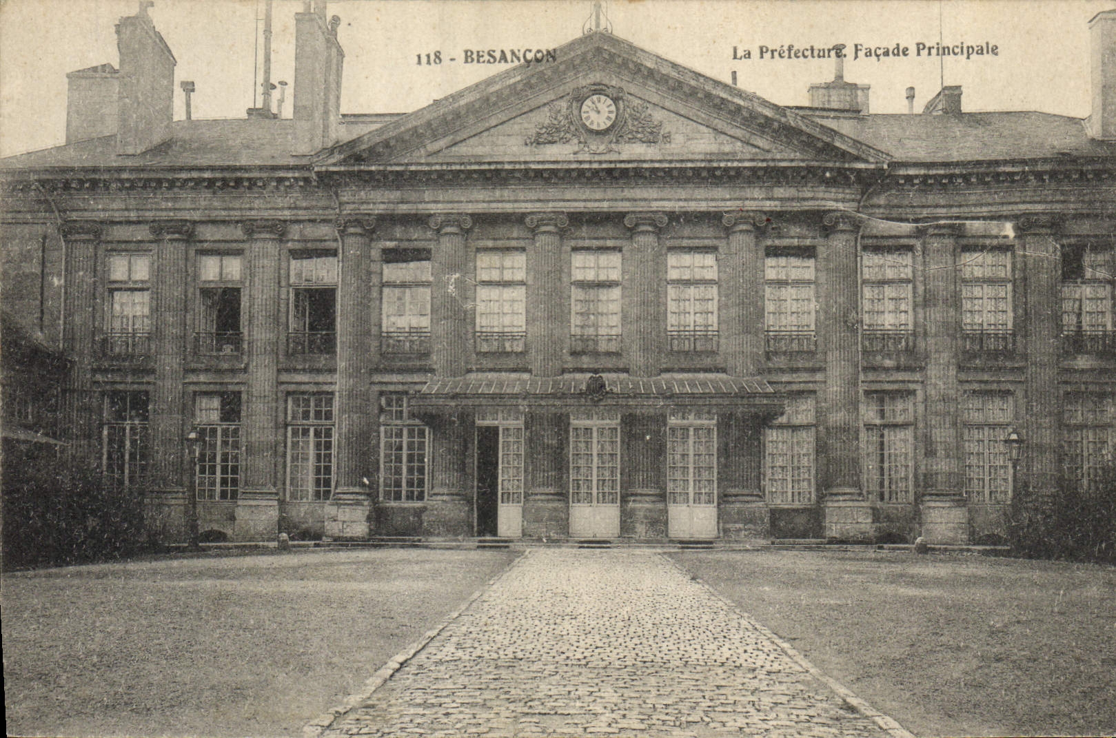 CPA Prefecture Facade principale Besancon