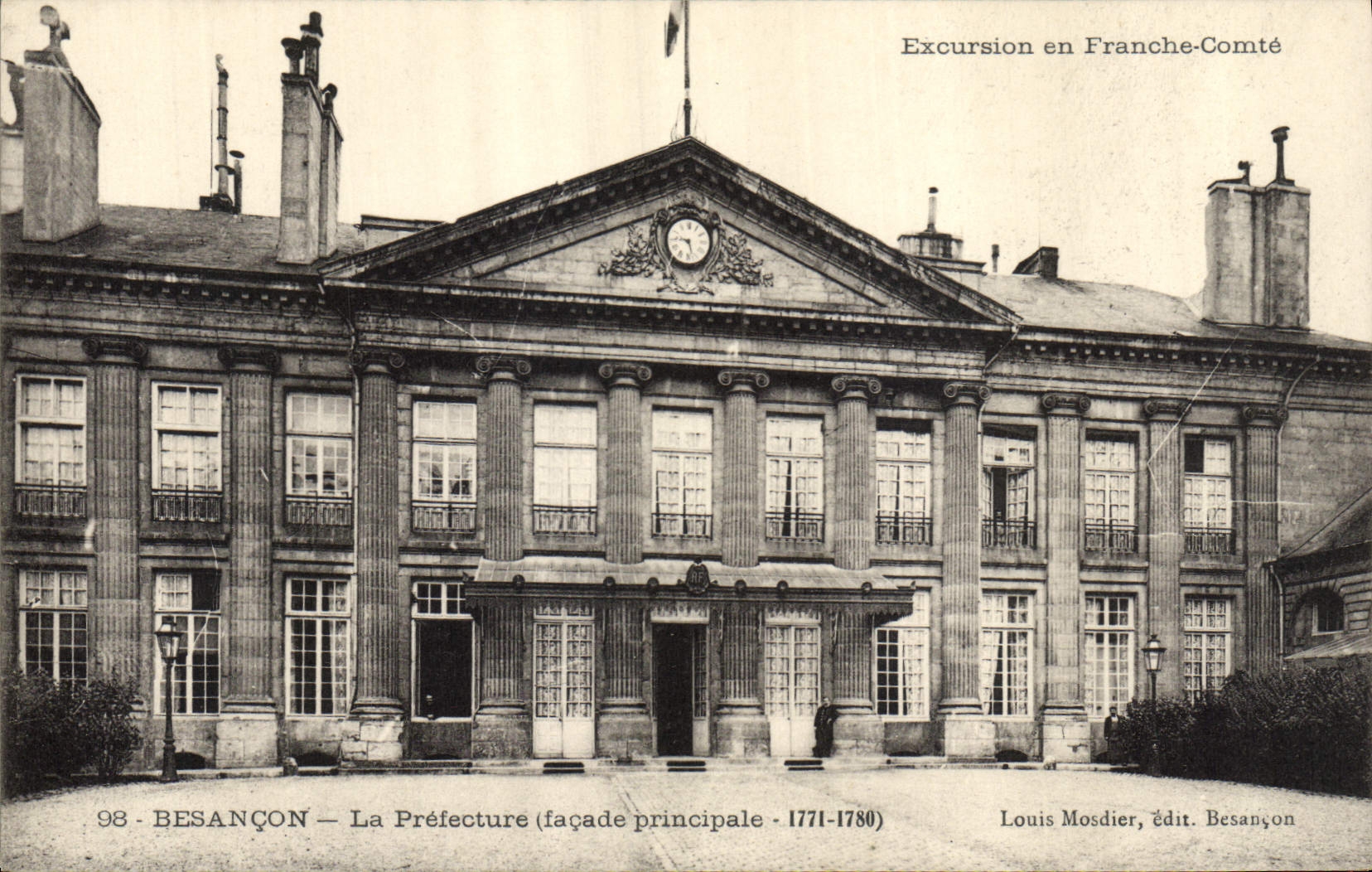 CPA Prefecture Facade principale Besancon
