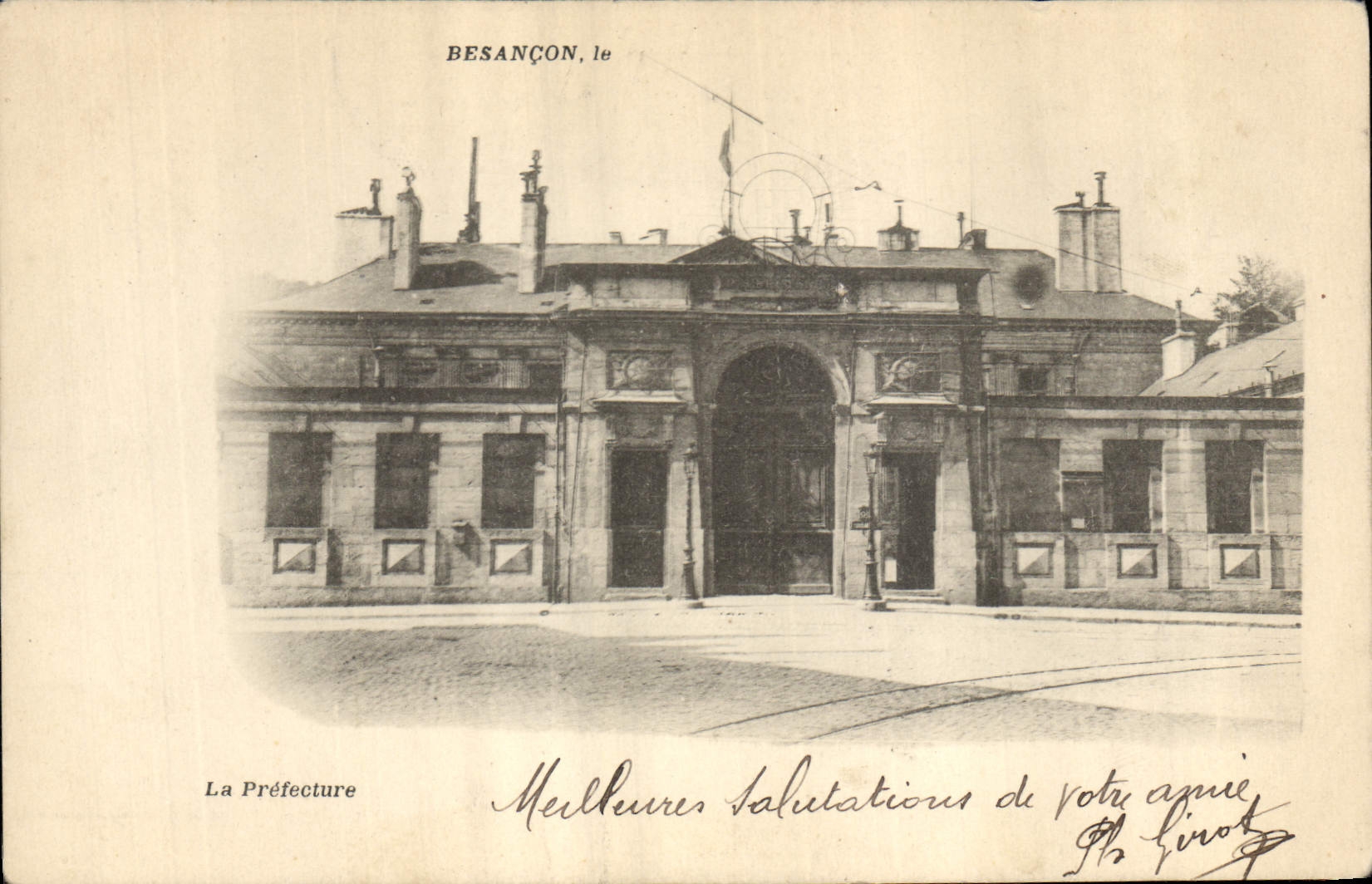 CPA Prefecture Besancon