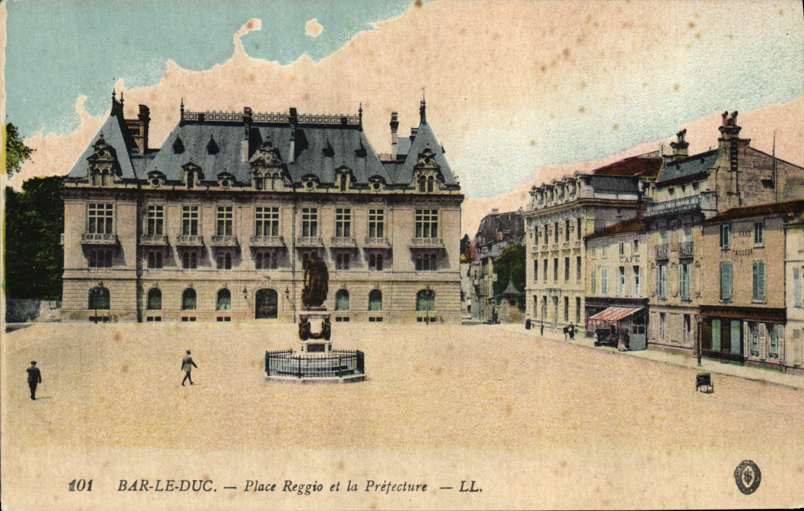 Vintage Postcard Bar the Duke Places Reggio and the Prefecture