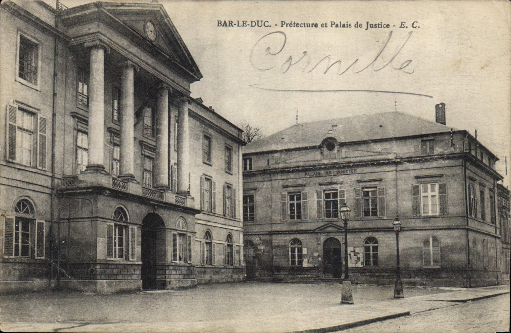 CPA Prefecture et palais de justice Bar le Duc