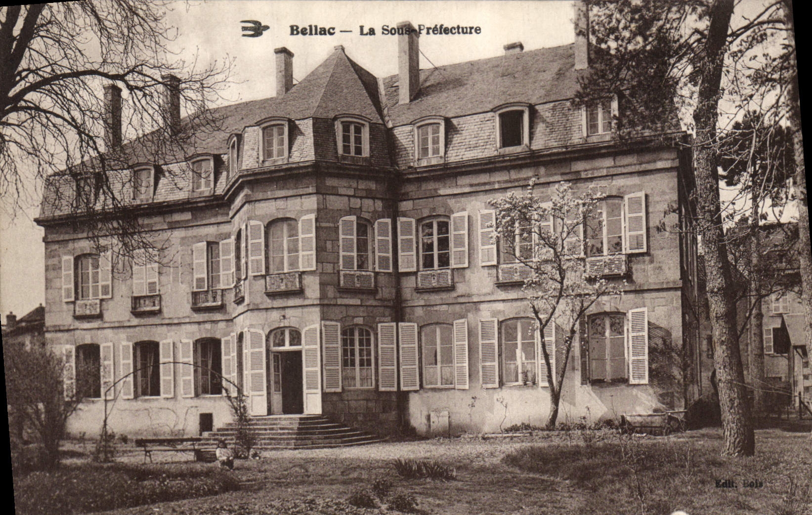 CPA Bellac La sous Prefecture 