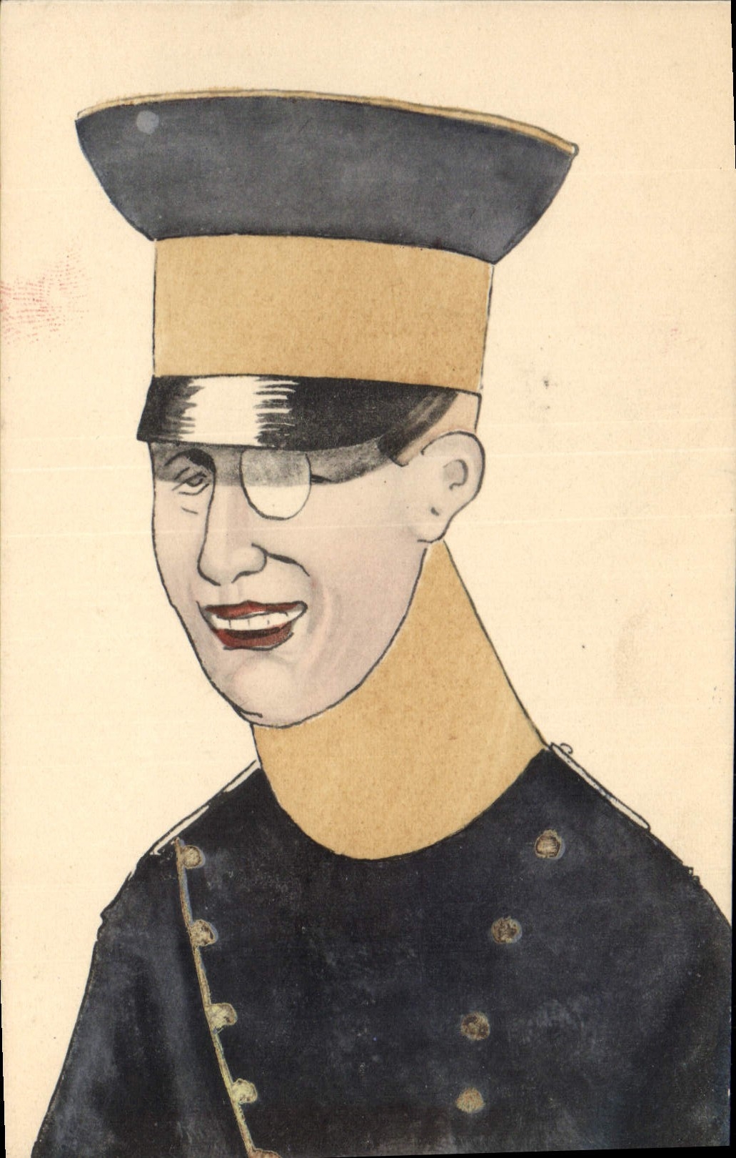 CPA Militaria Officier