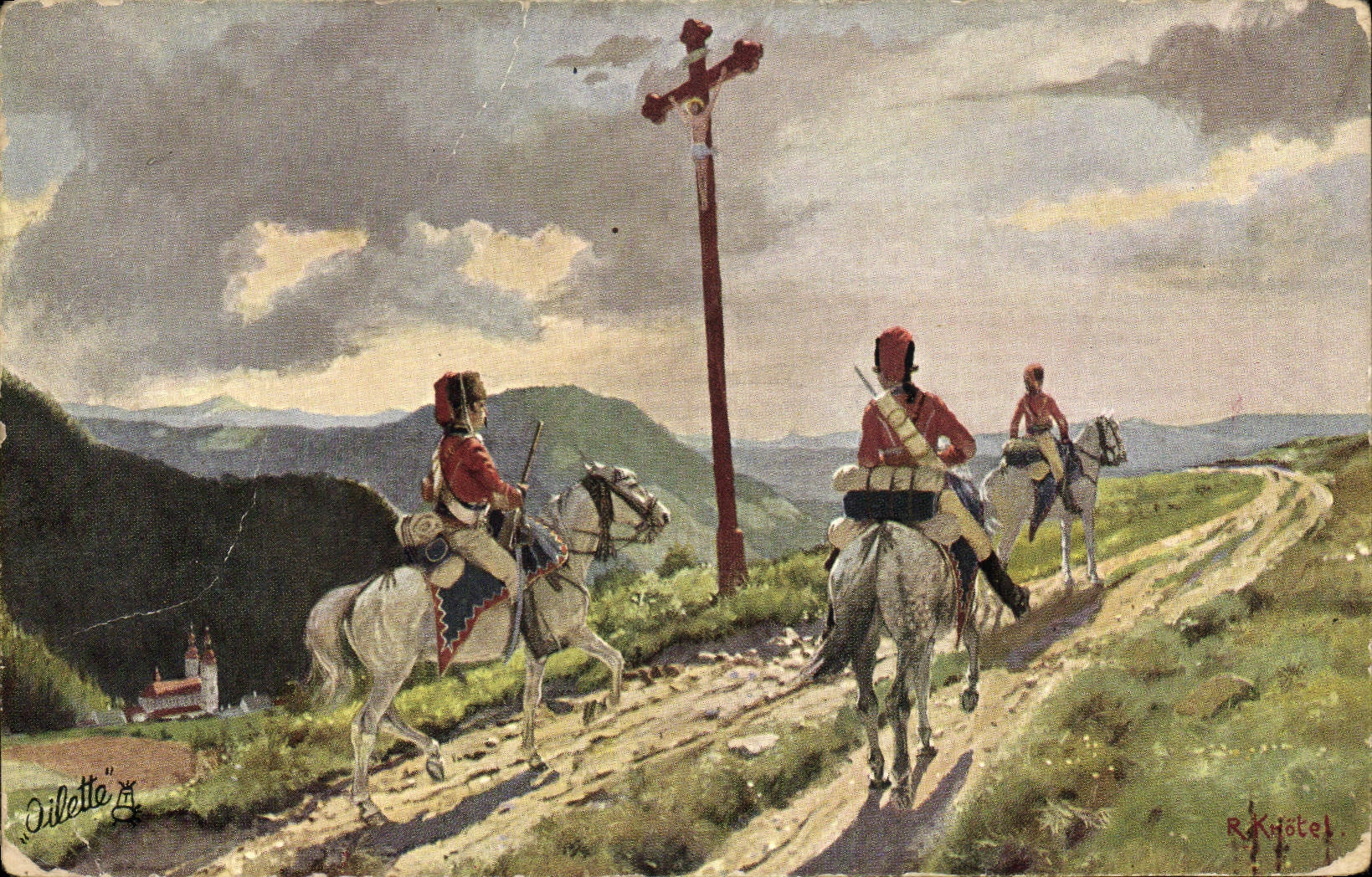 CPA Militaria Prof Rich Knotel