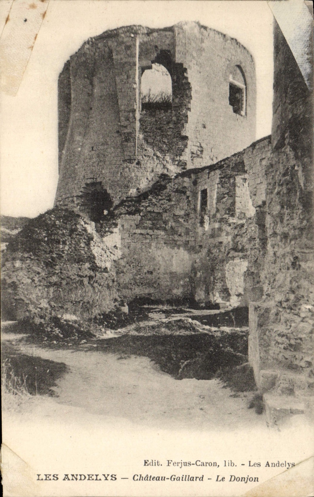 Vintage Postcard Strong Castle the Les Andelys keep