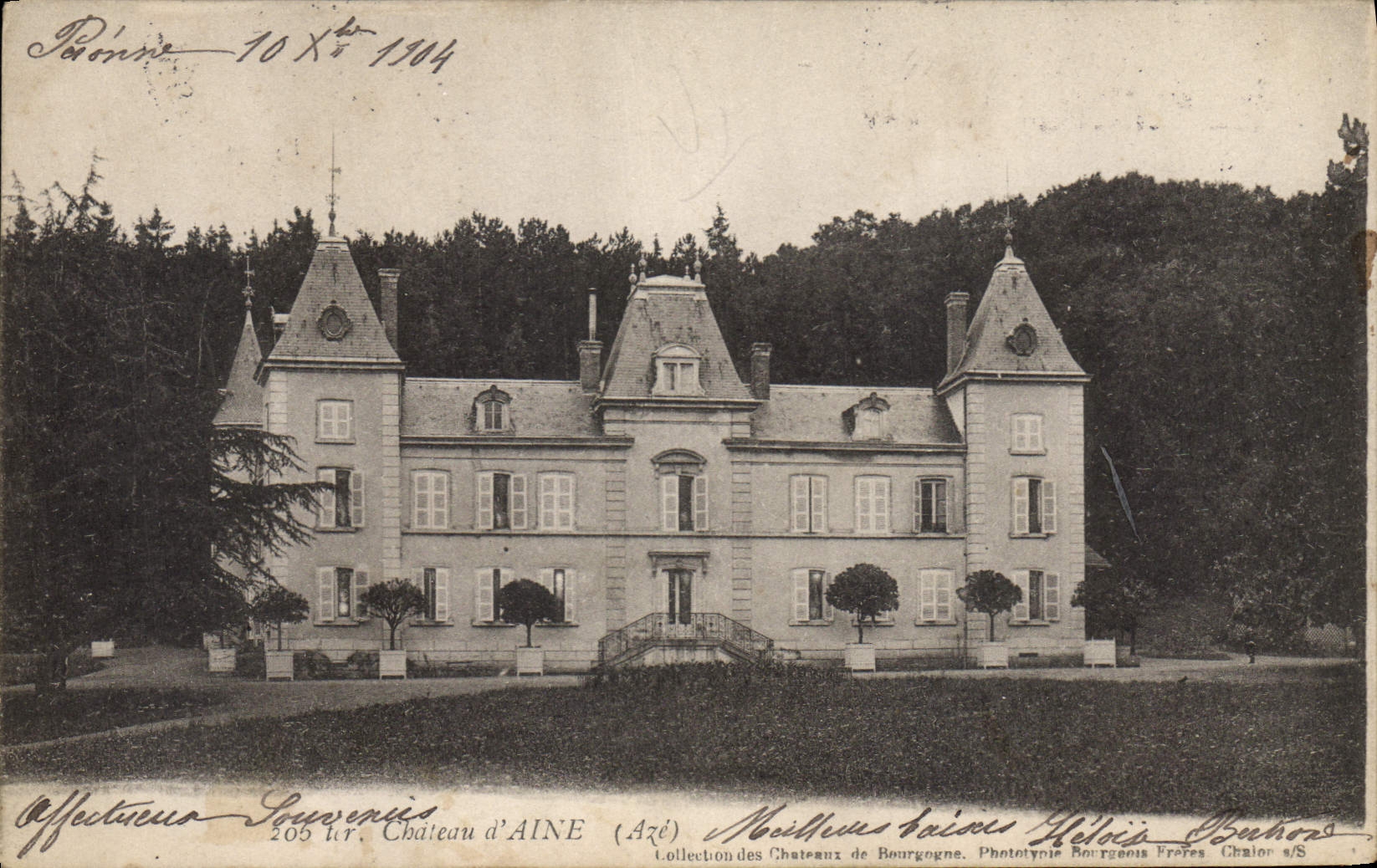 CPA Chateau d'Aine Aze