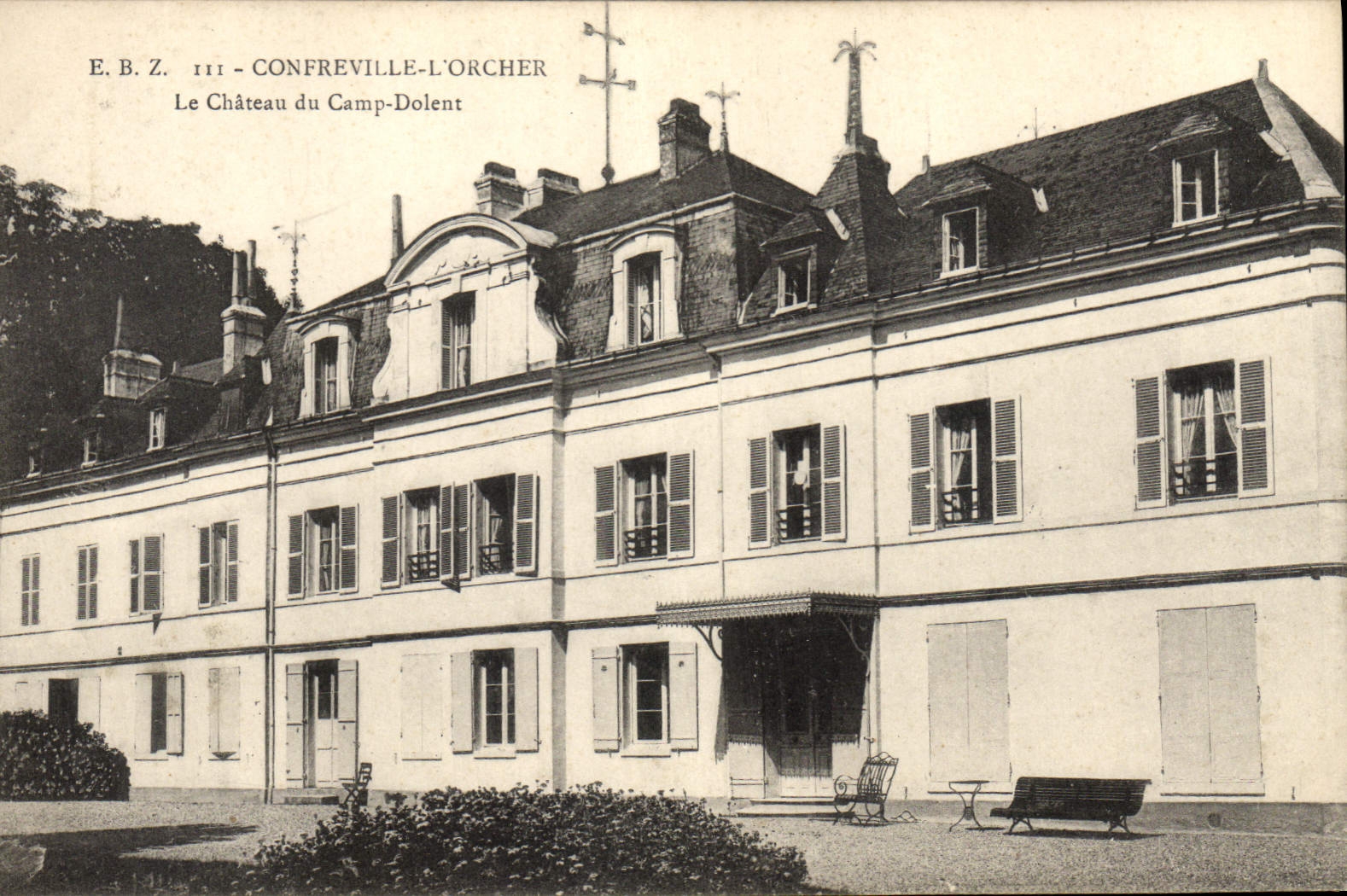 Vintage Postcards Chateau of the Camp Pare Confreville Orcher