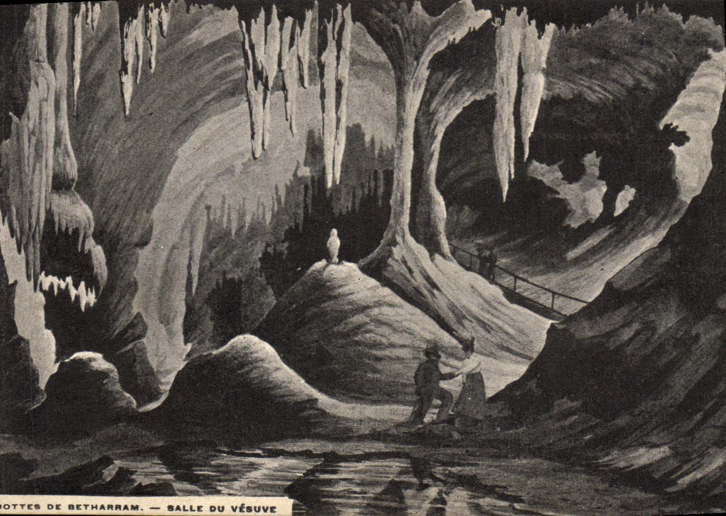 CPA Grottes de Betharram Salle du Vesuve