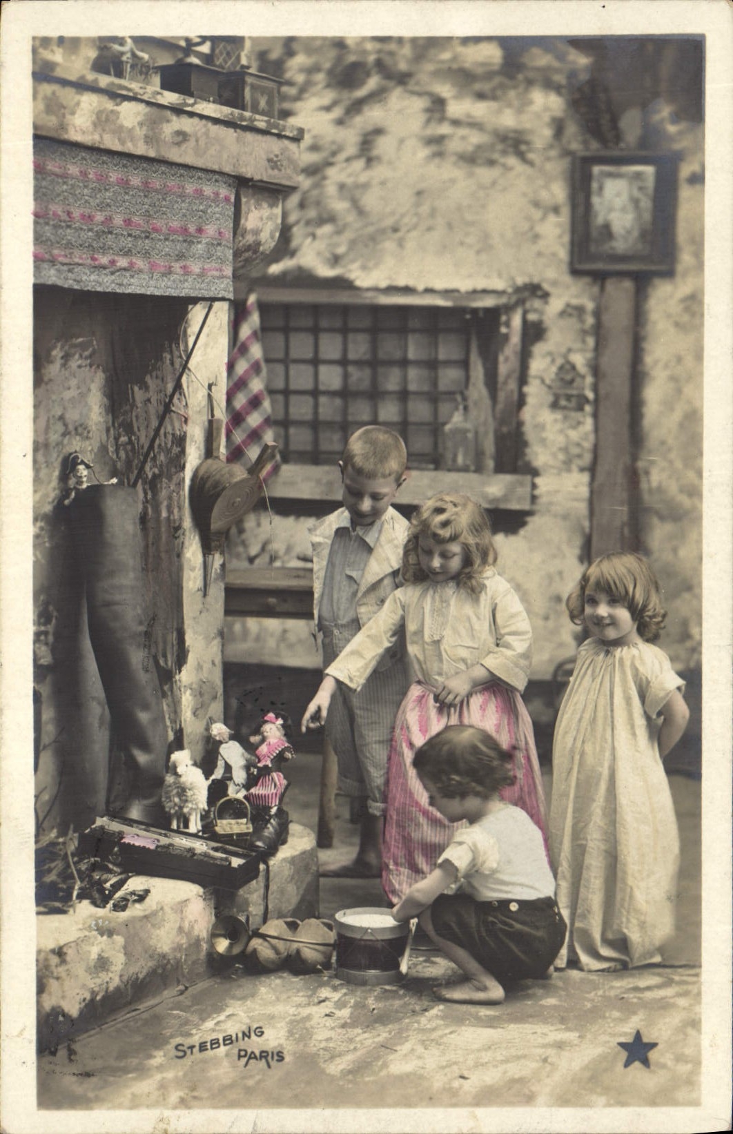 CPA Poupee Enfants