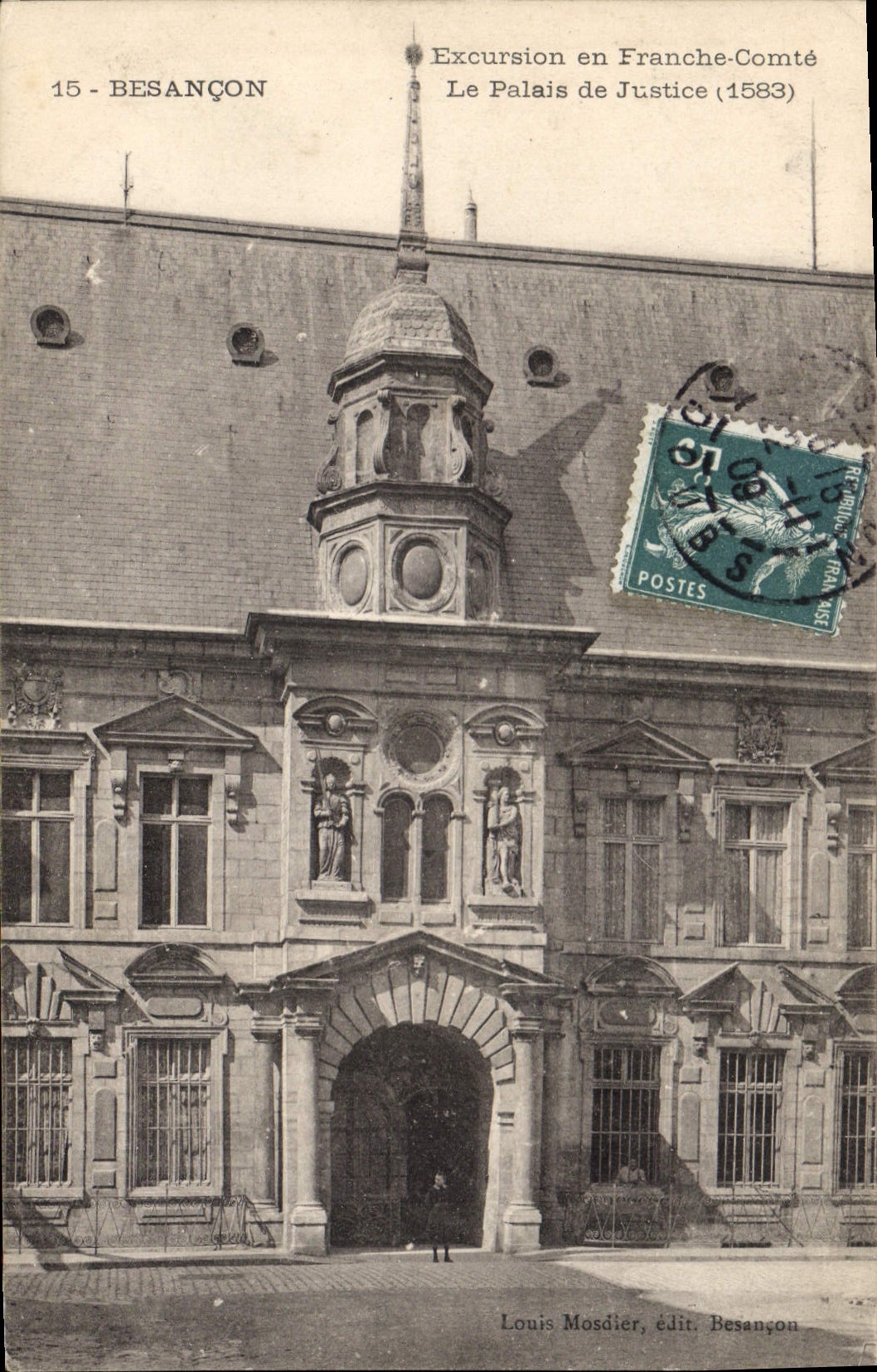 CPA Palais de Justice Besancon 