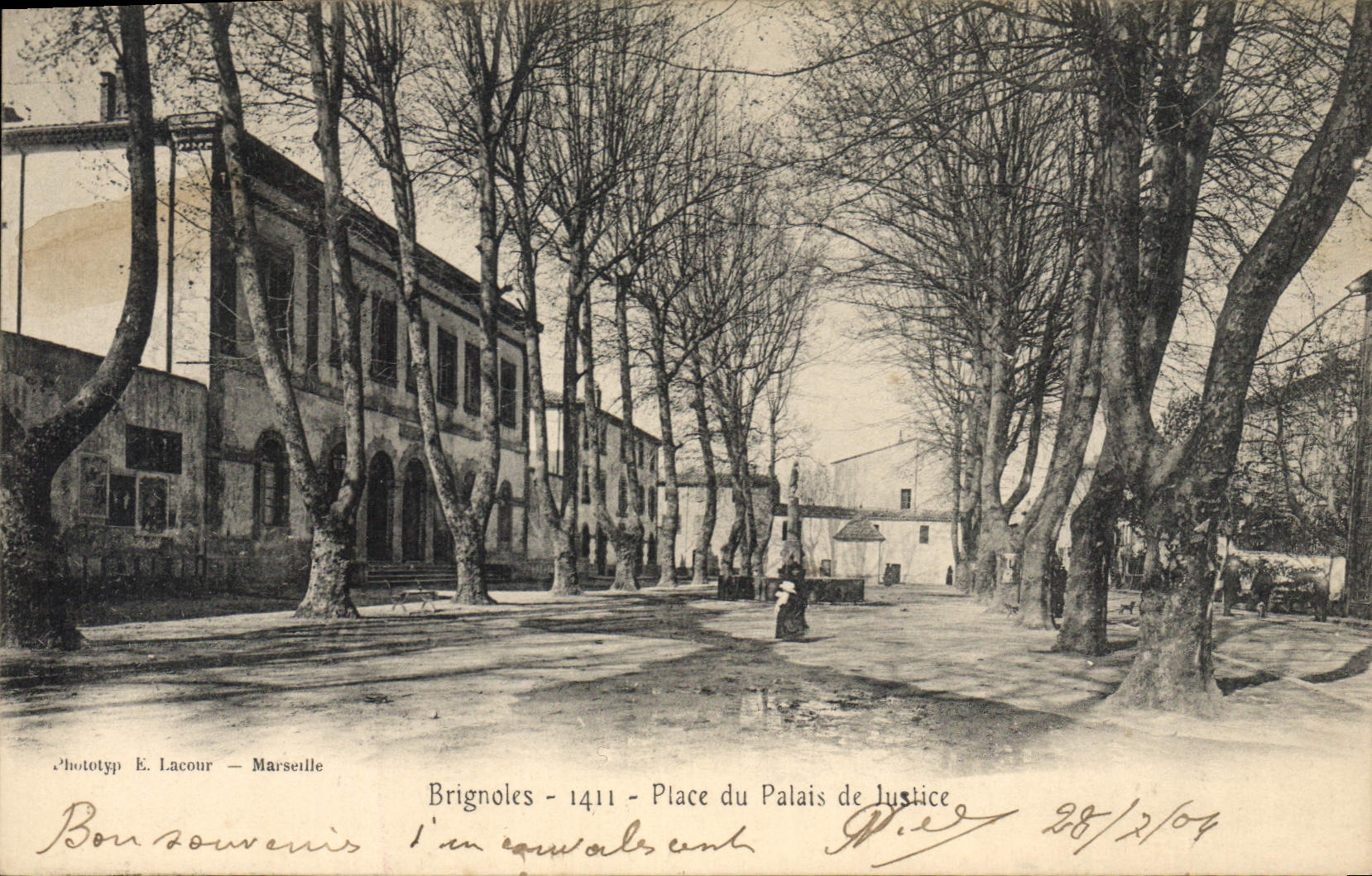 CPA Palais de Justice Brignoles