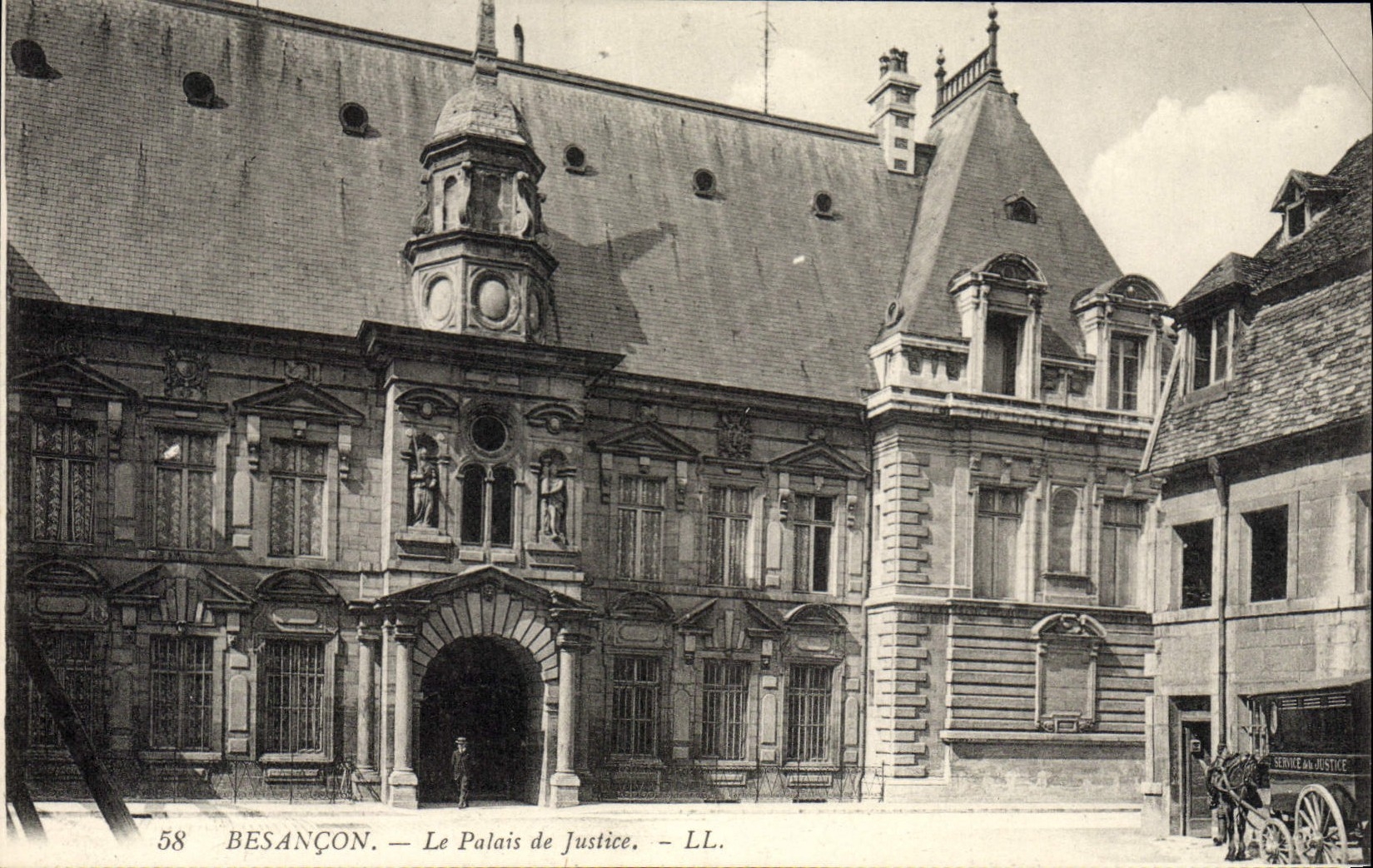 CPA Palais de Justice Besancon