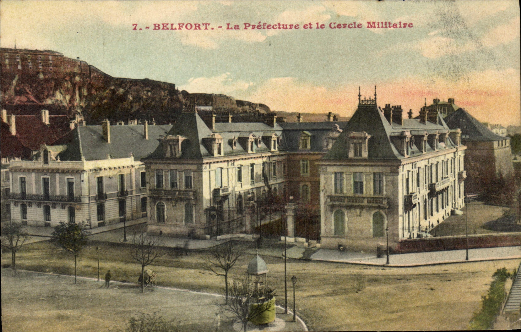CPA Prefecture et le Cercle Militaire Belfort