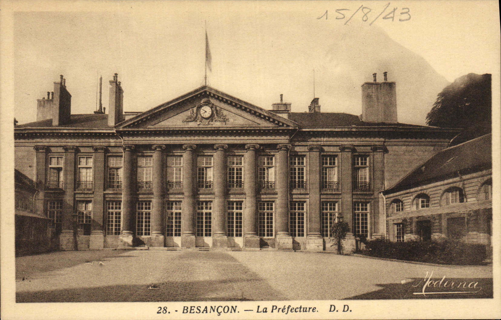 CPA Prefecture Besancon