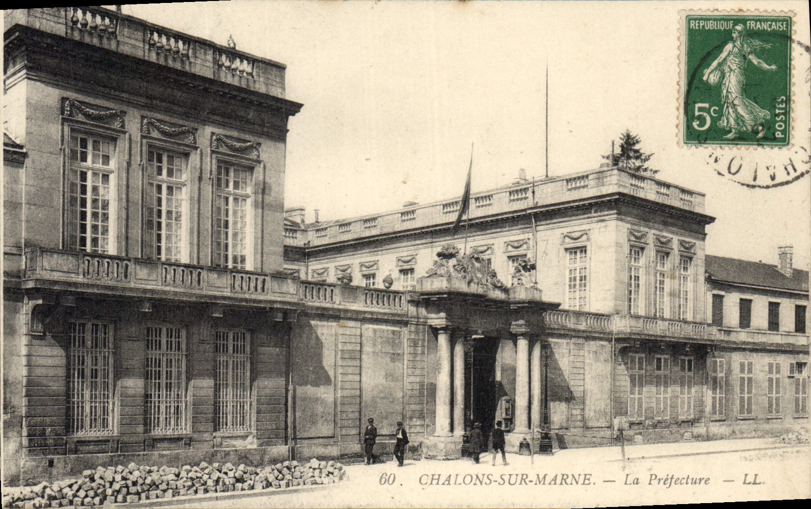 Vintage Postcard Prefecture Trawl-nets on the Marne