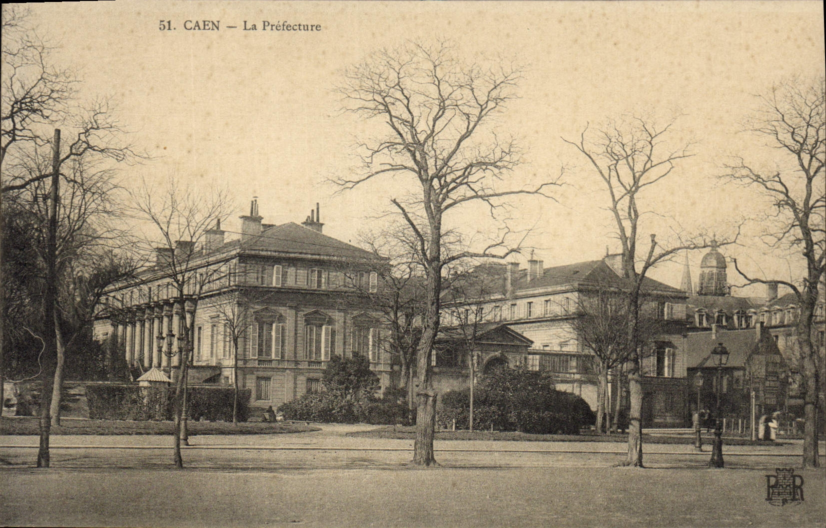 Vintage Postcard Caen Prefecture