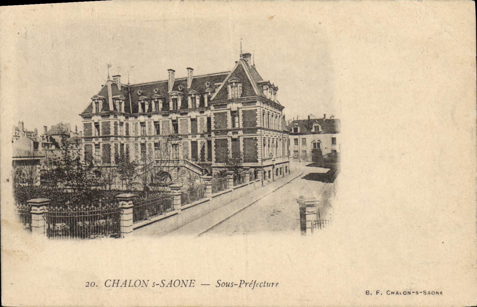 CPA Prefecture Chalon sur Saone