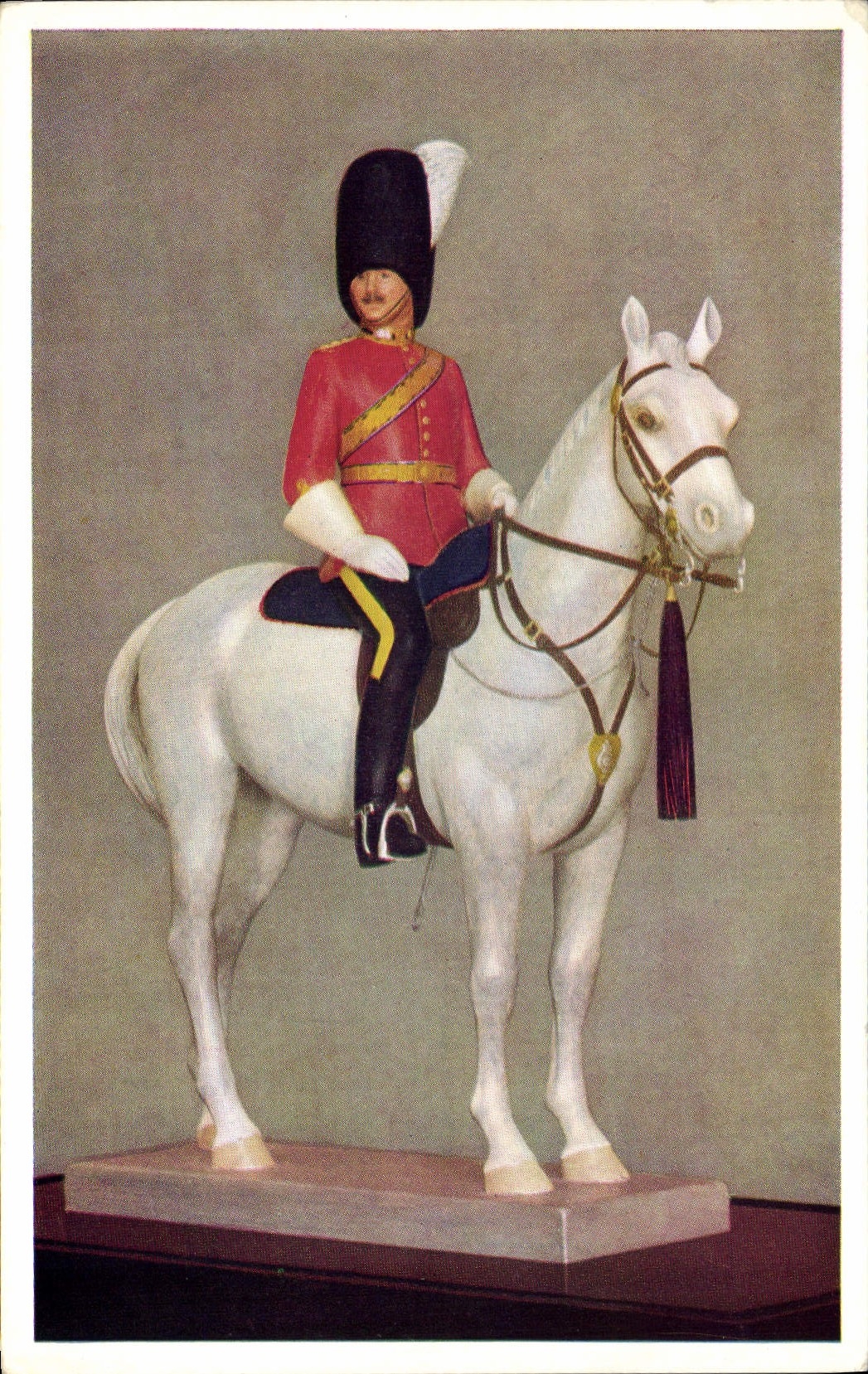 Vintage Postcard Militaria The Royal Scots Greys 2nd Dragons Officer Review Order 1936