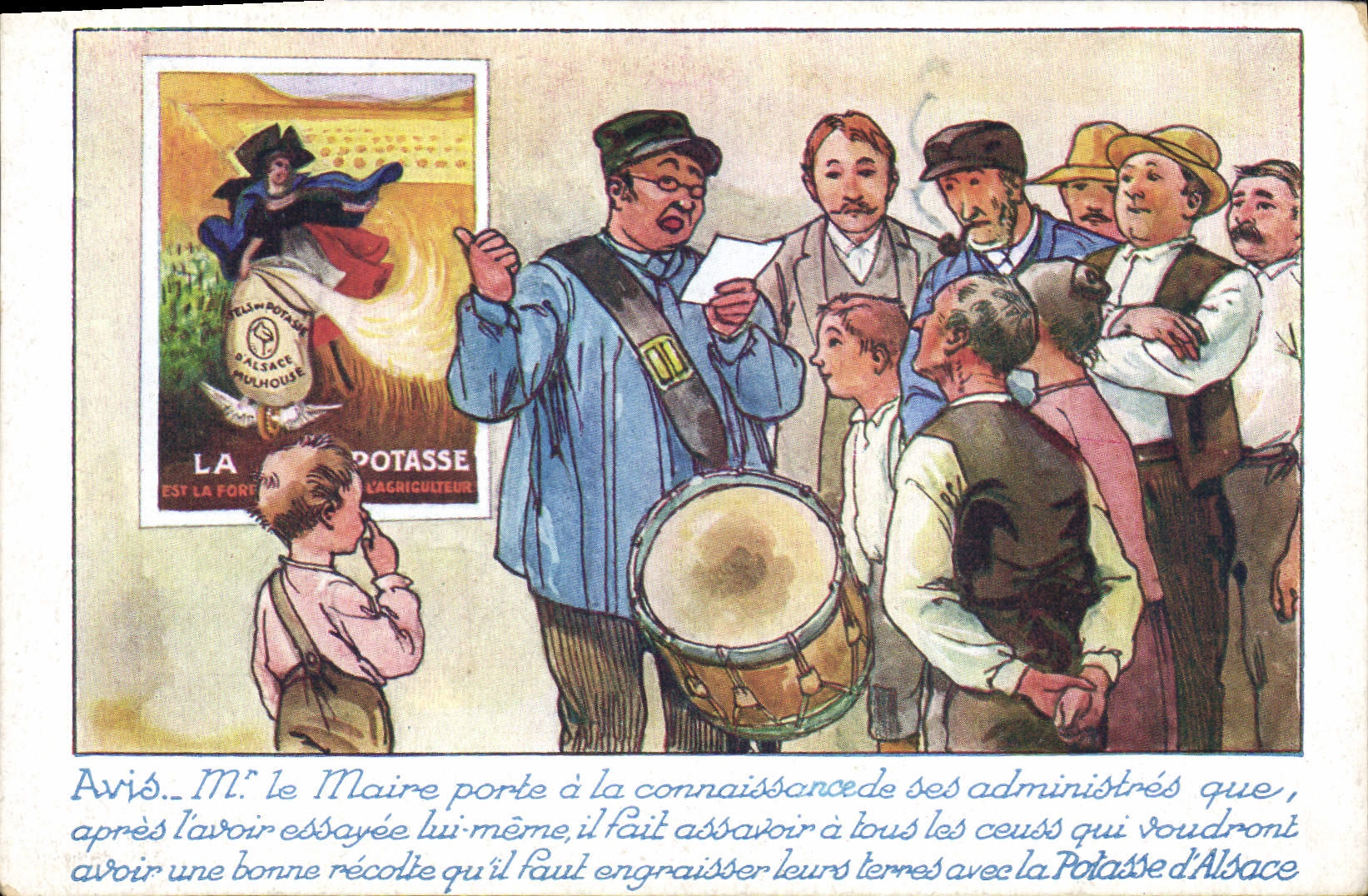 CPA Publicite Potasse d'Alsace 