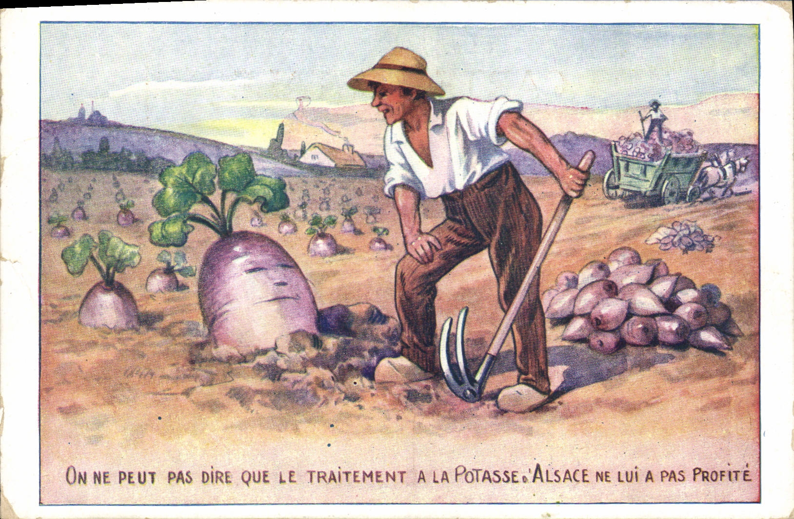 CPA Publicite Potasse d'Alsace 