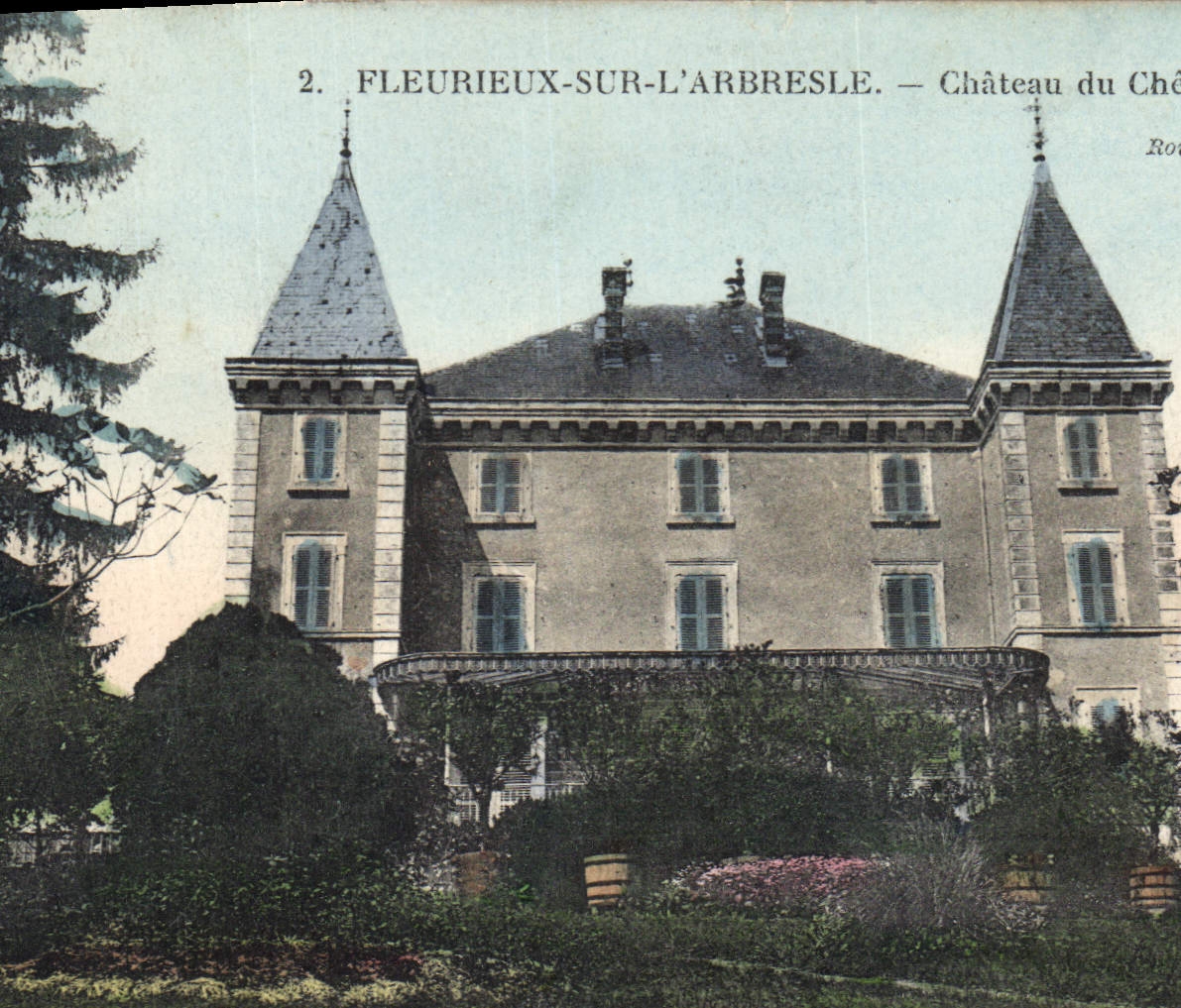 CPA Chateau du Chene Fleurieux sur l'Arbresle