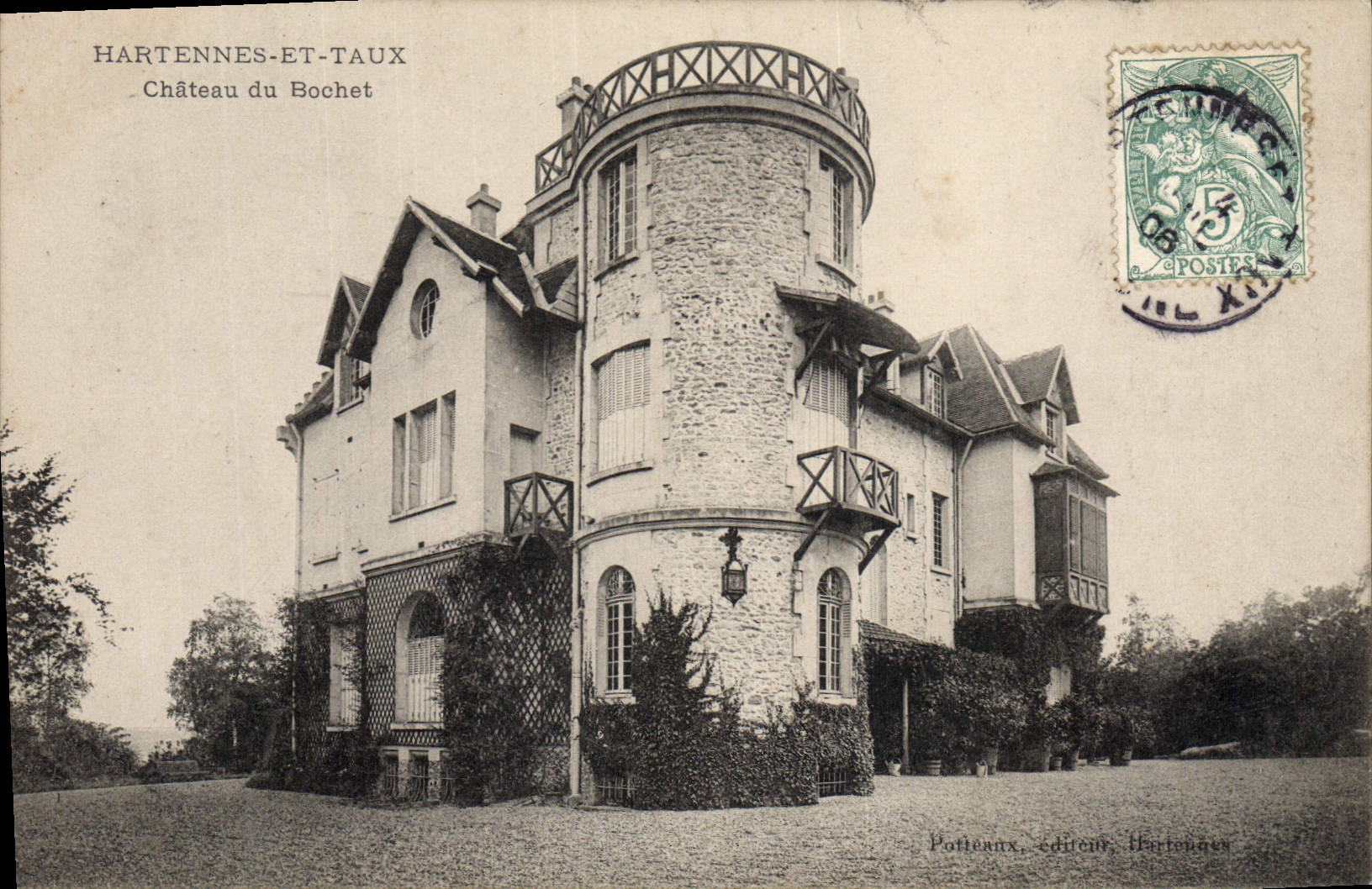 CPA Chateau du Bochet Hartennes et Taux