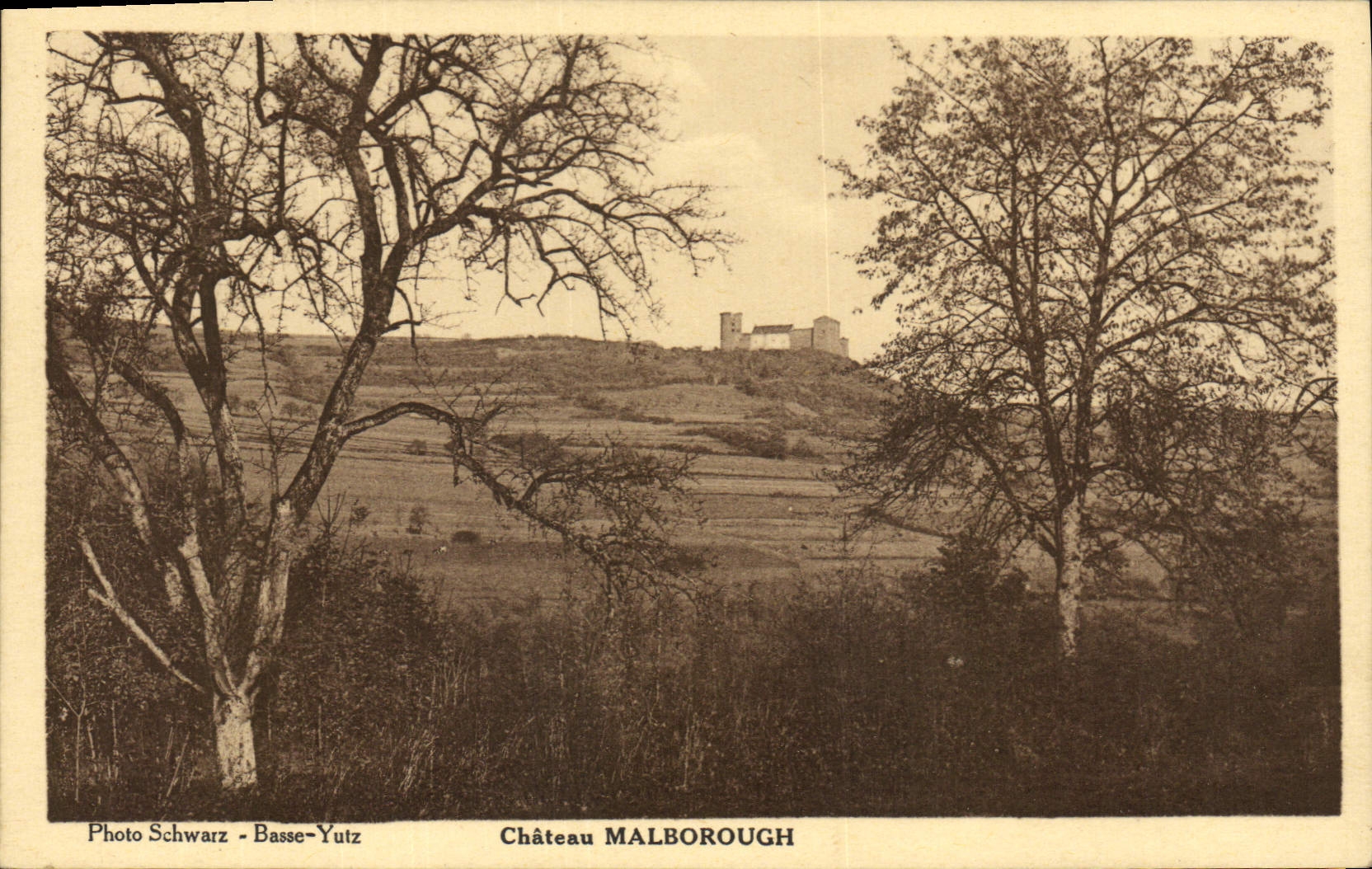 Vintage Postcard Malborough Castle