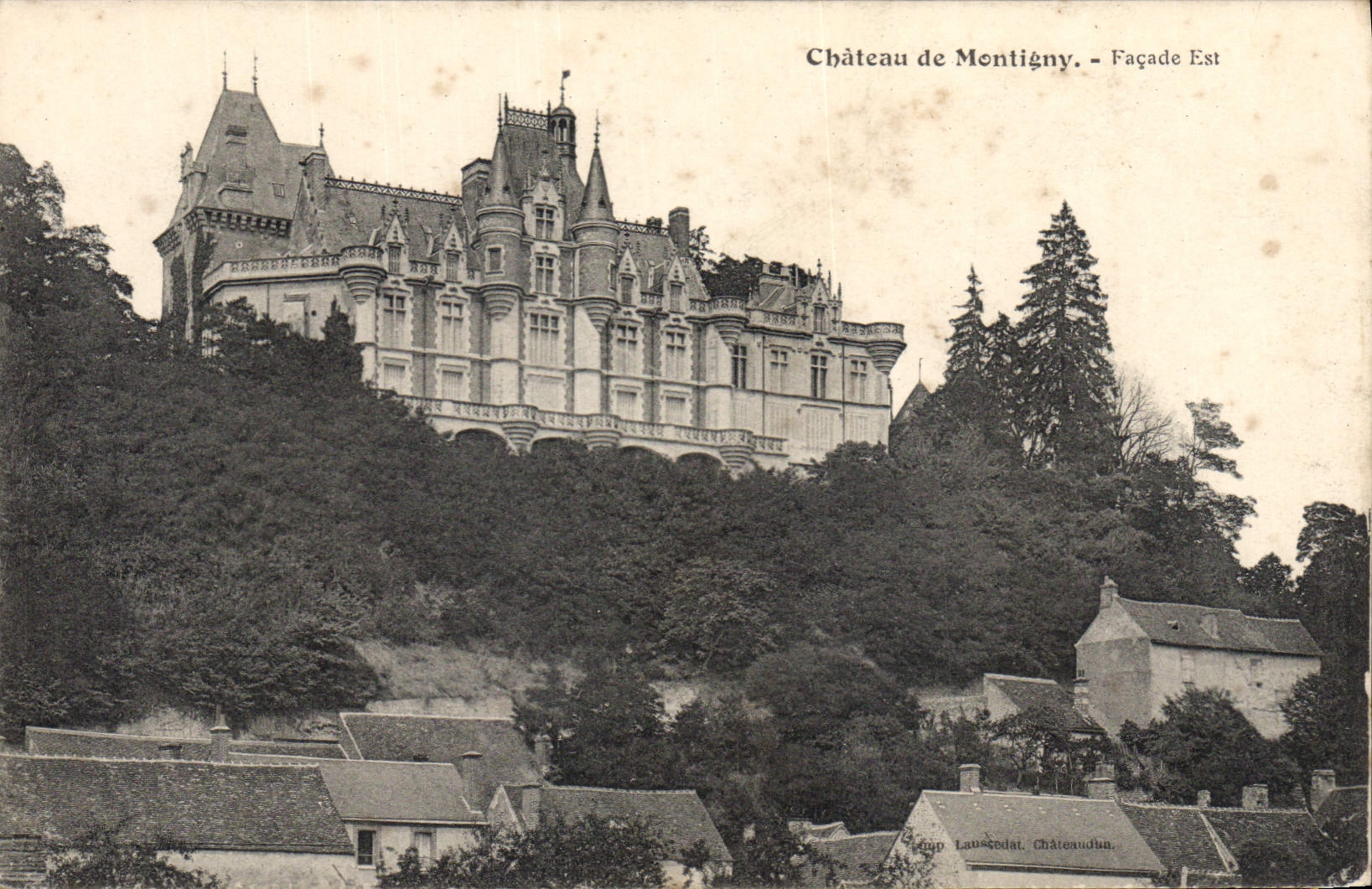 CPA Chateau de Montigny Facade Est